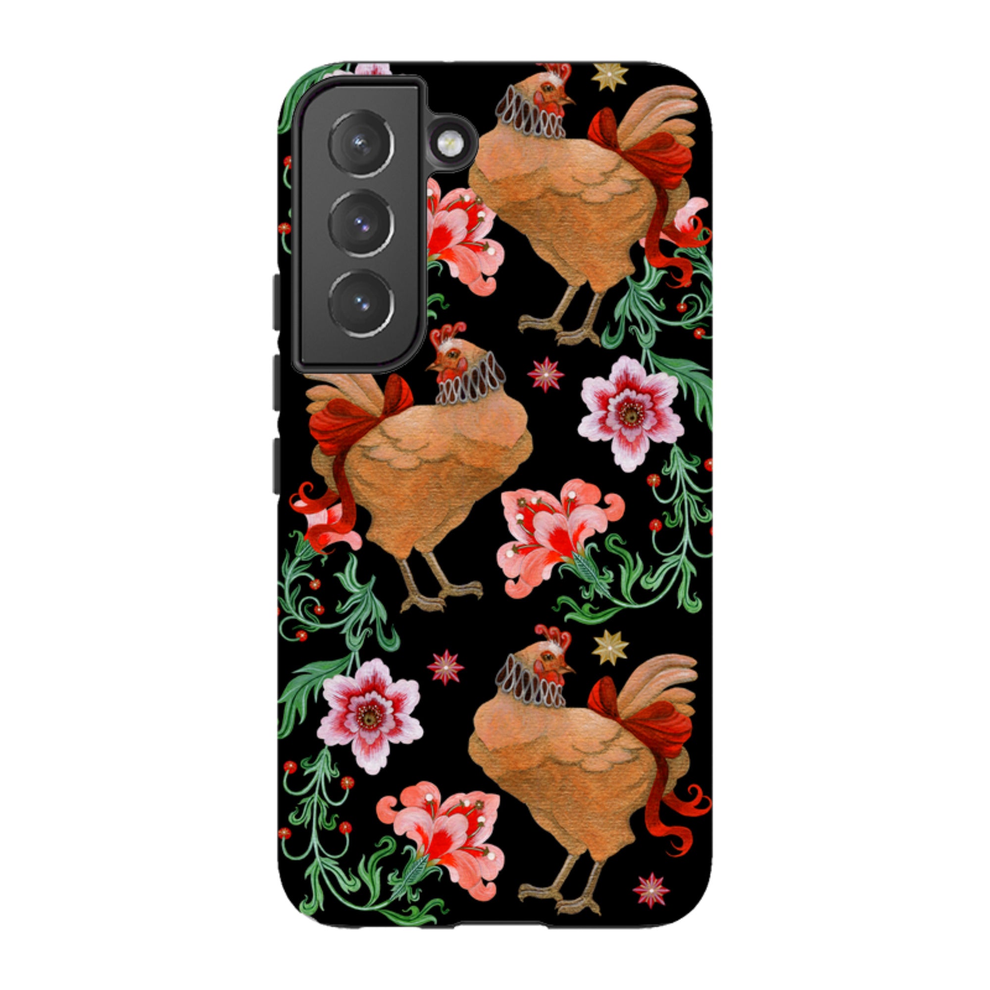 Samsung Tough  Case - Three French Hens By Maria Matos