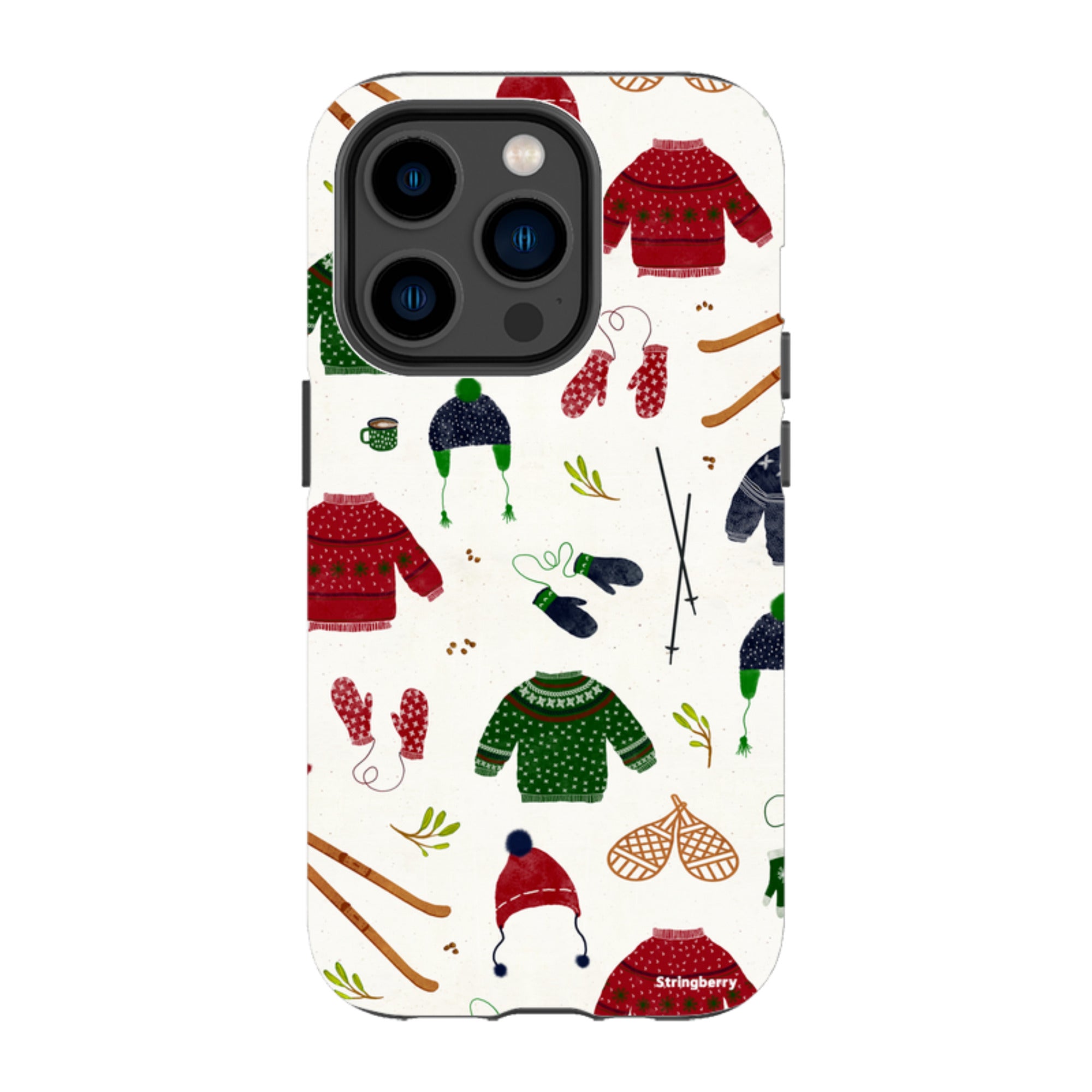 iPhone Tough Case - Winter Clothes By Katherine Quinn