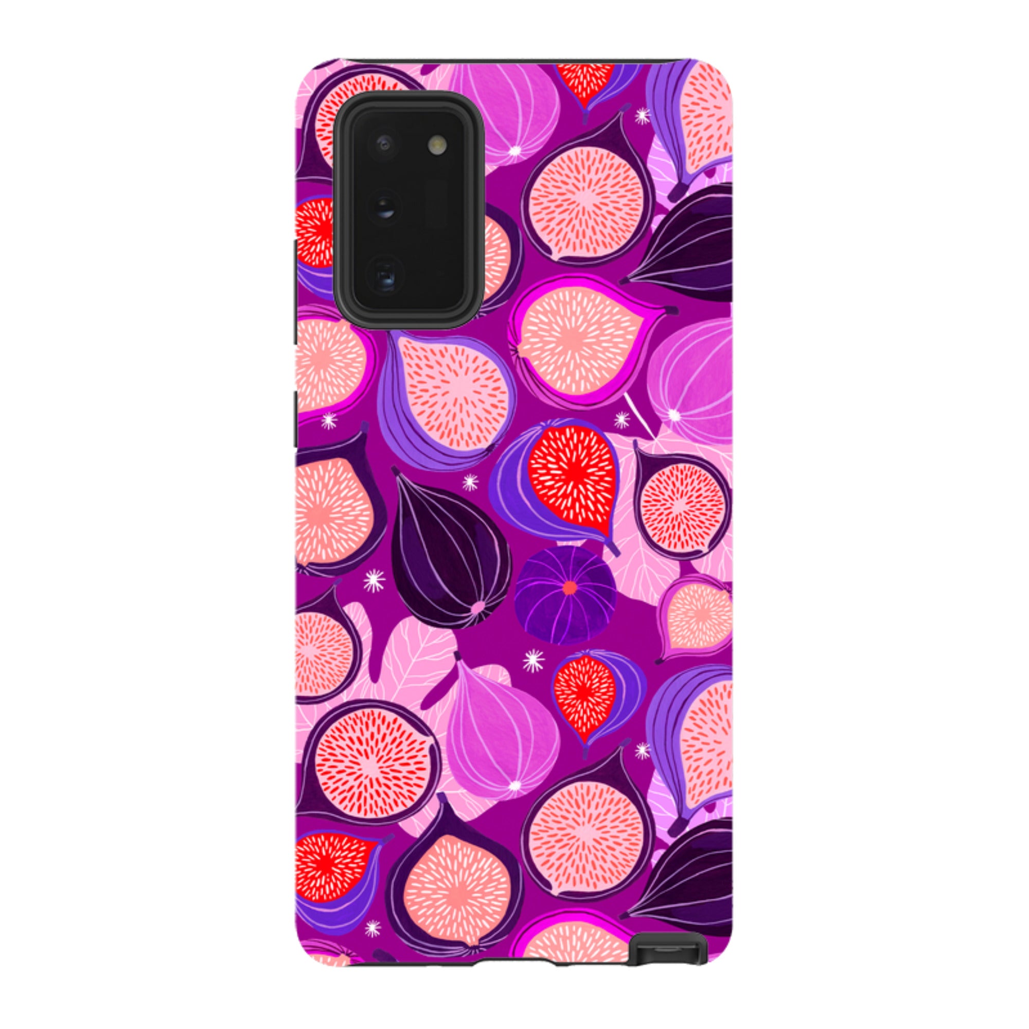Samsung Tough Case - Ficolino Purple Pattern By Madalina Andronic
