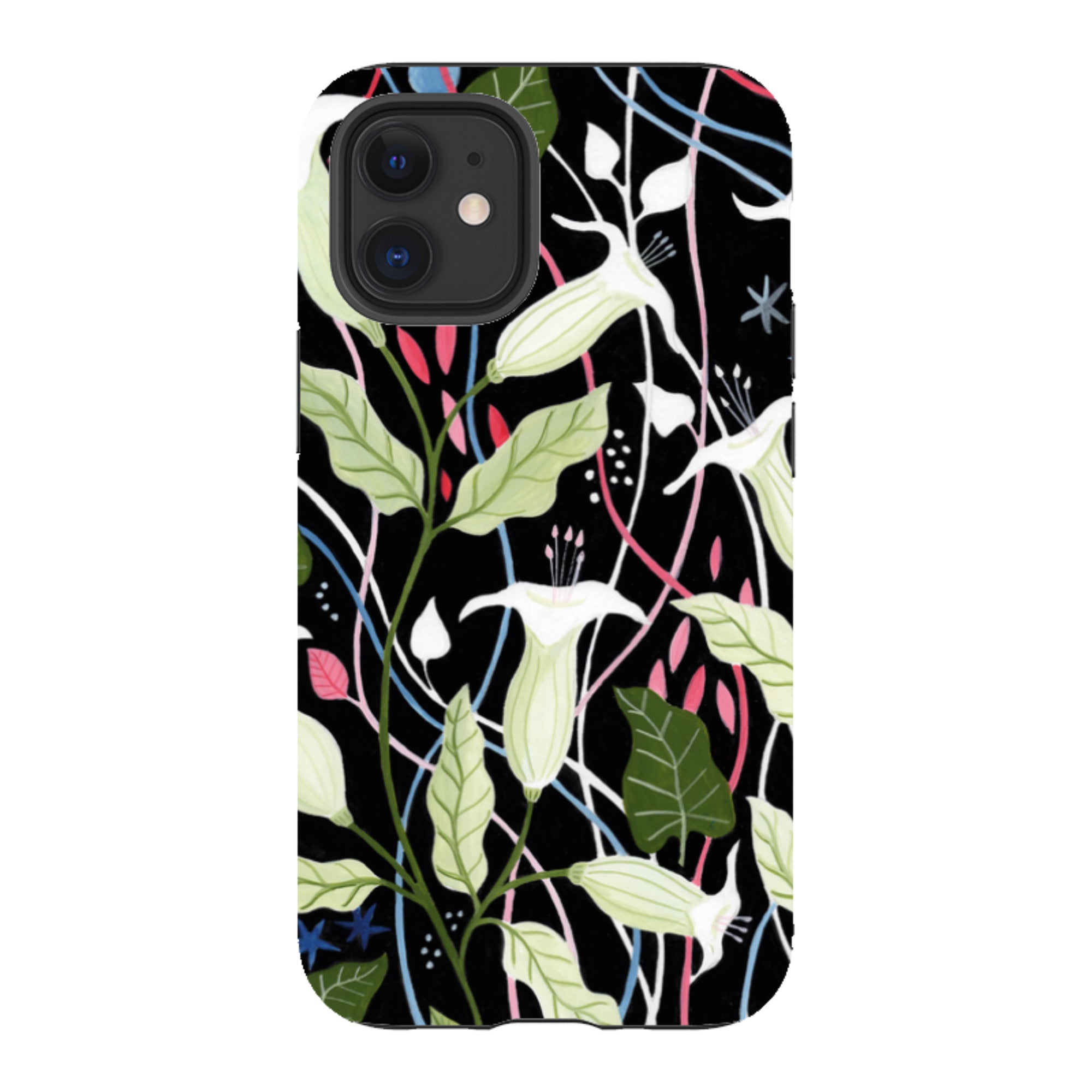 iPhone Tough Case - Trumpet Flowers By Bex Parkin