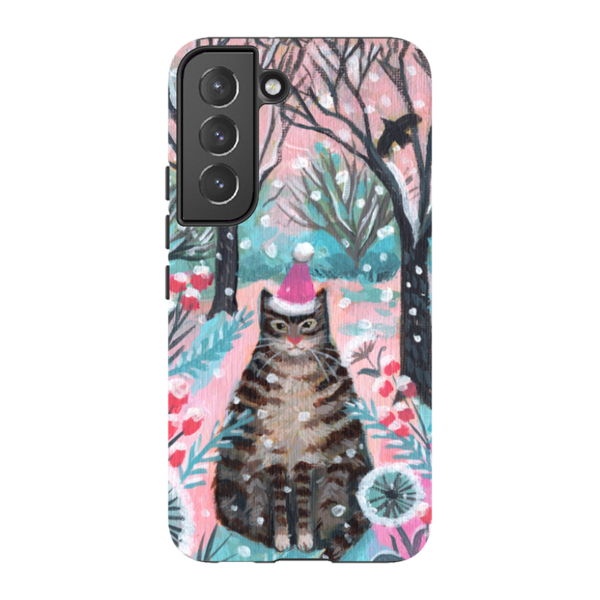 Samsung Tough Case - Snow Tabby By Mary Stubberfield