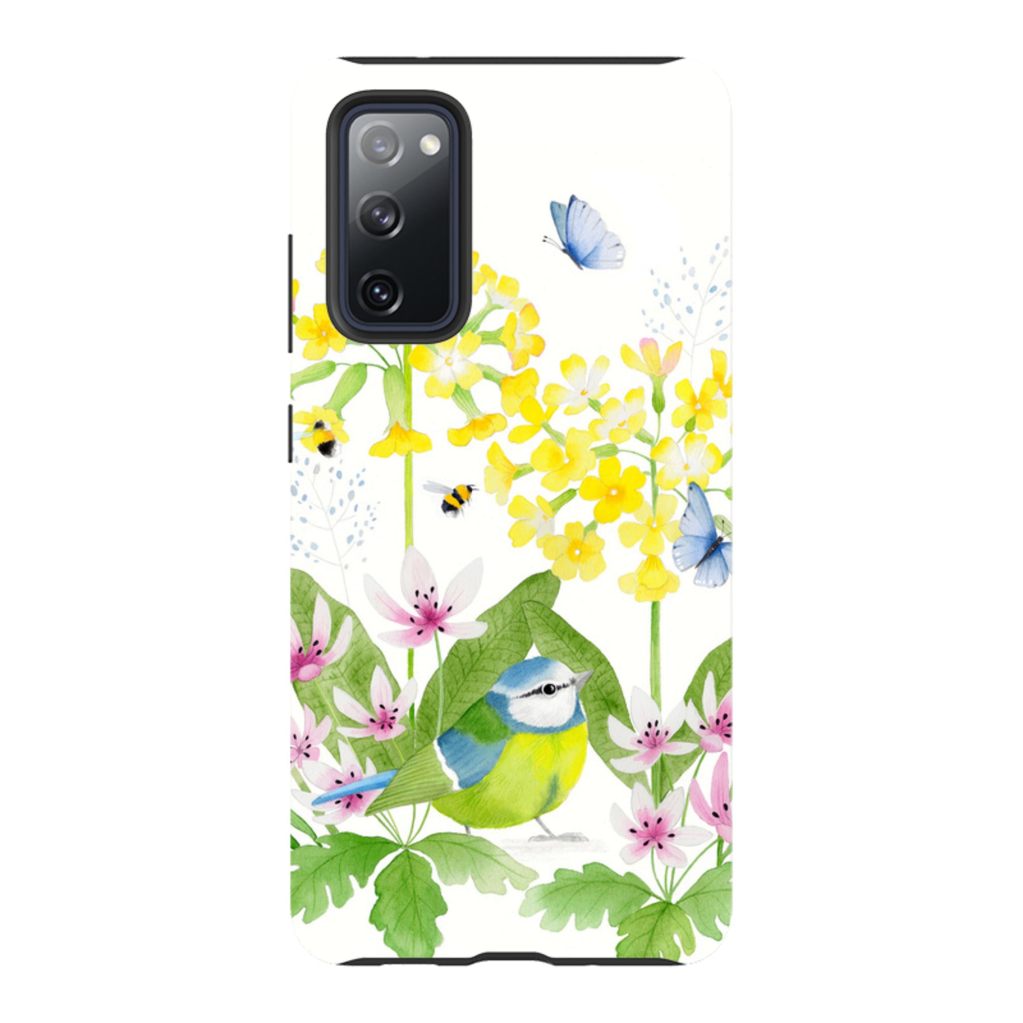 Samsung Tough Case - Blue Tit Garden By Bex Parkin