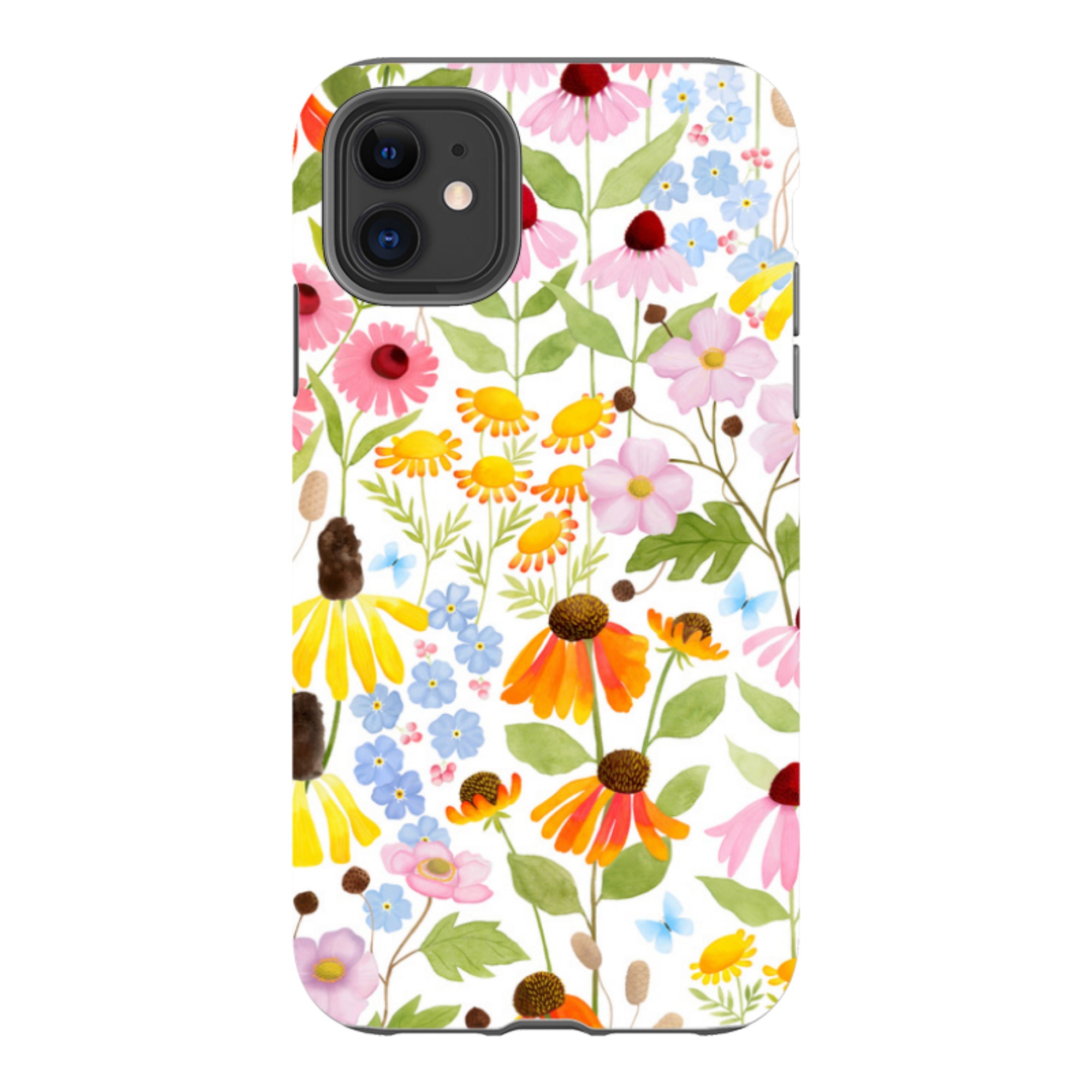 iPhone Tough Case - Wildflower Pattern By Bex Parkin