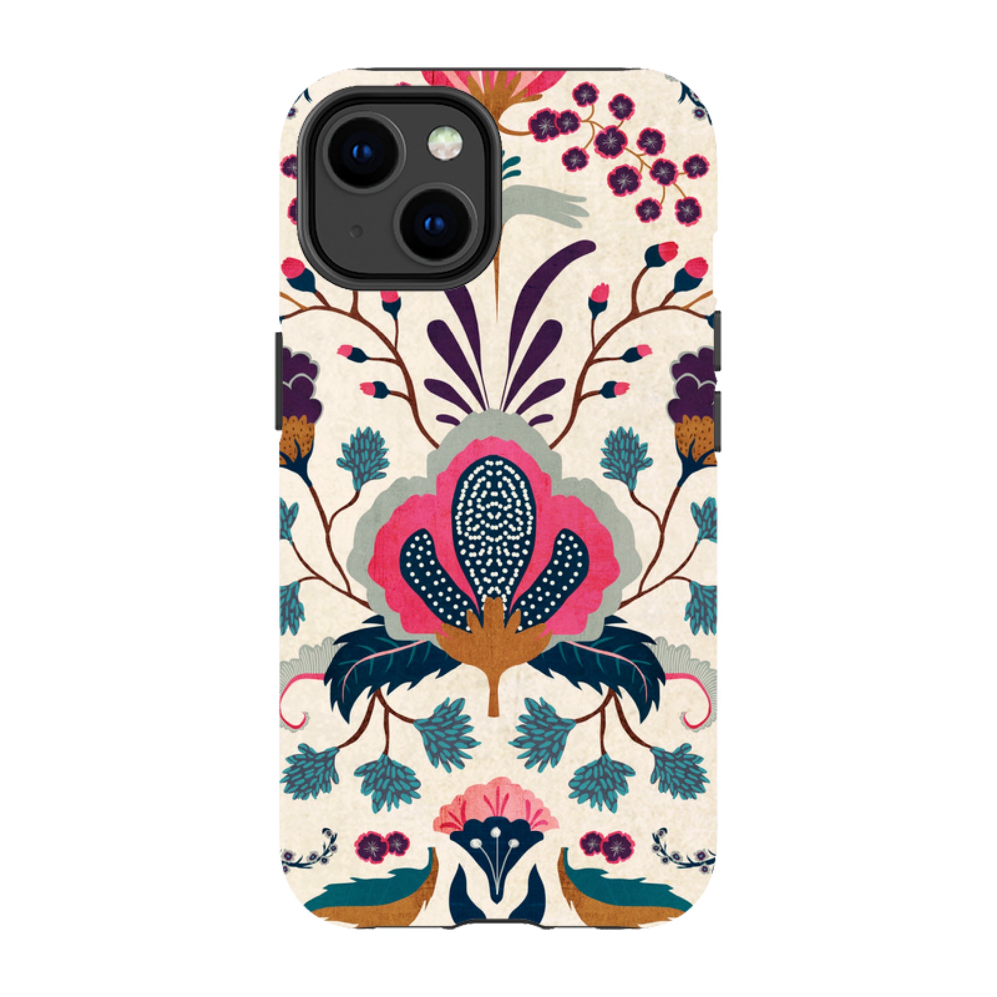iPhone Tough Case - Folk Floral By Katherine Quinn