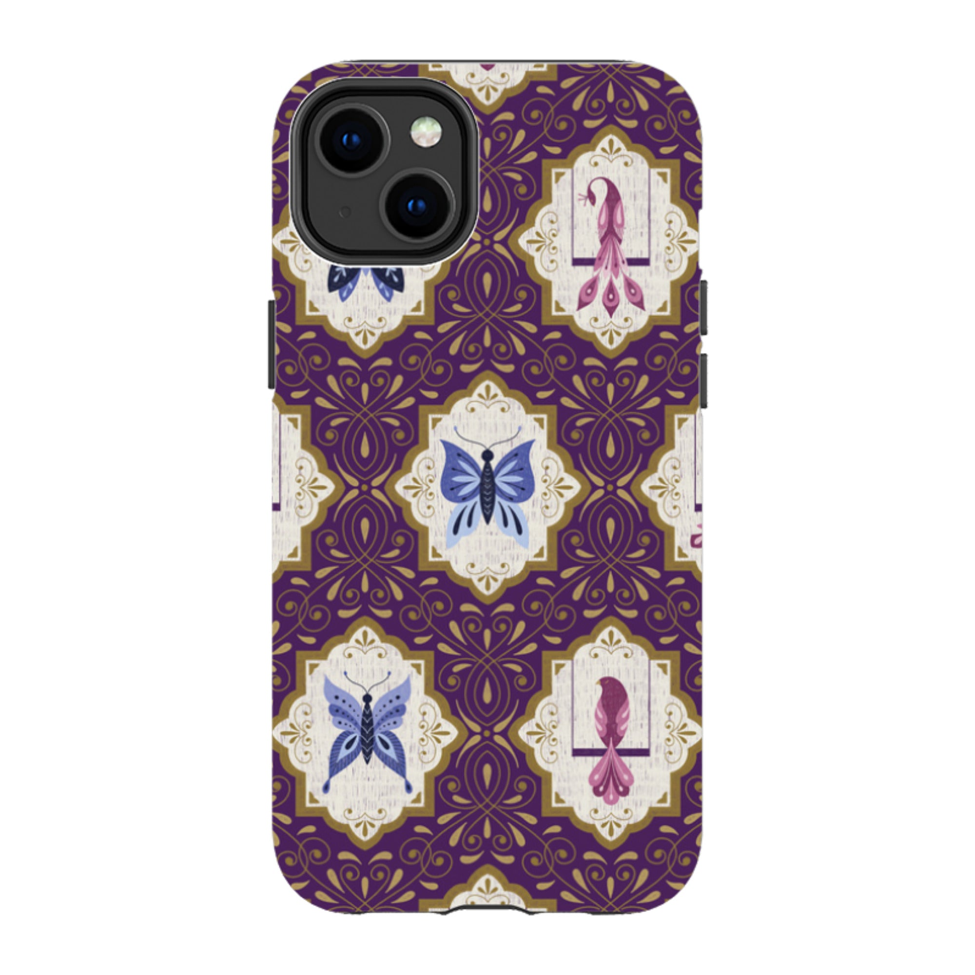 iPhone Tough Case - Wingframes Purple By Jenny Zemanek