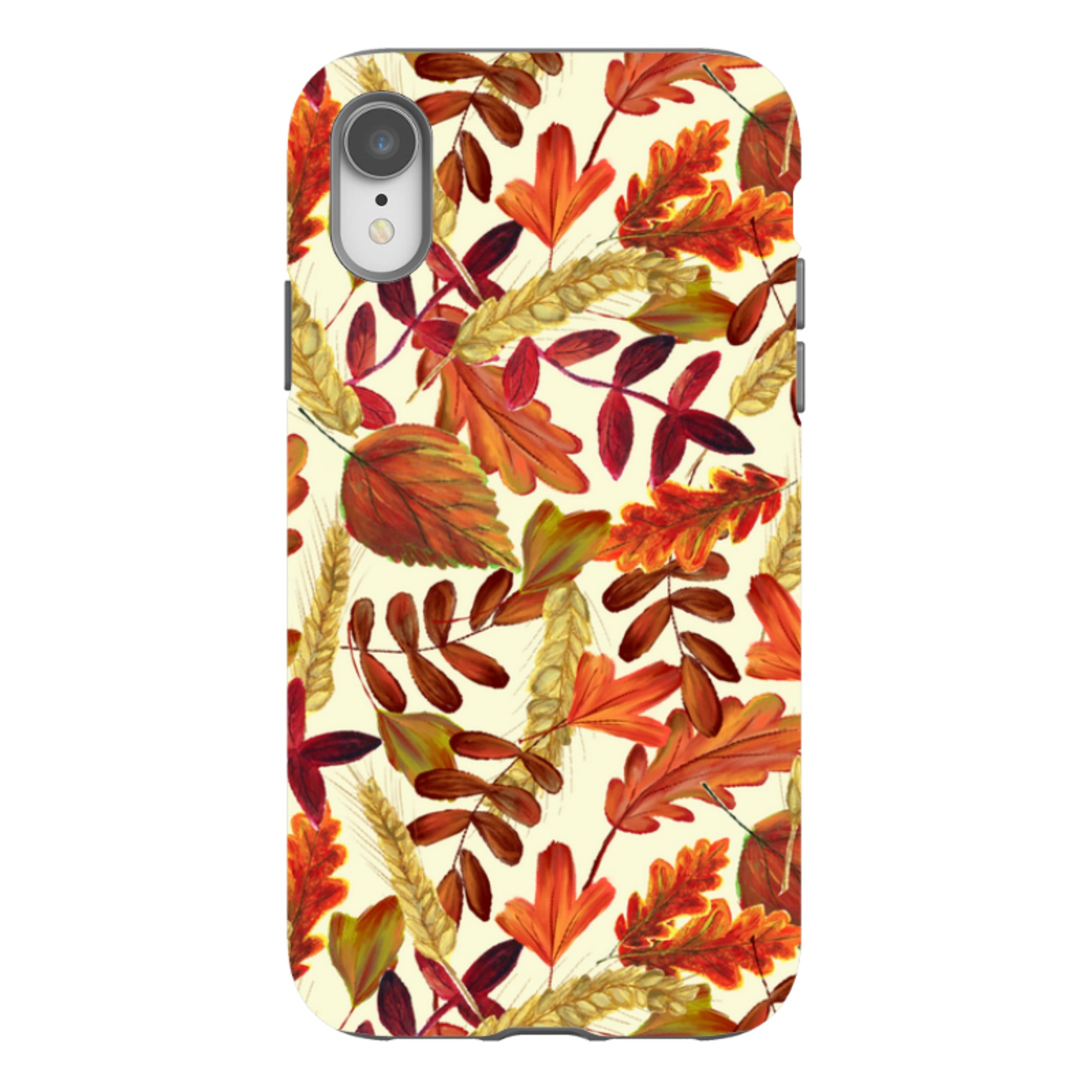 iPhone Tough Case - Fall Harvest Pattern By Abby Jacobs