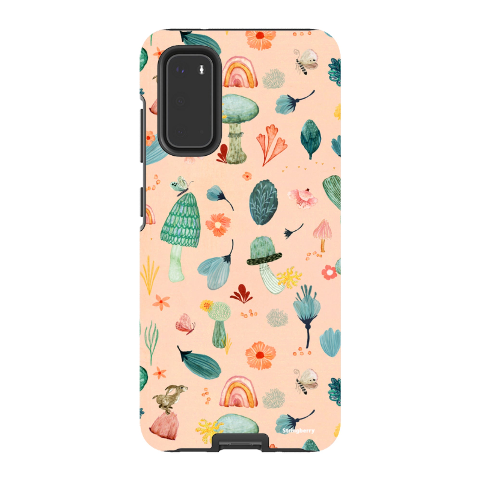 Samsung Tough Case - Mushroom World Pink By Katherine Quinn