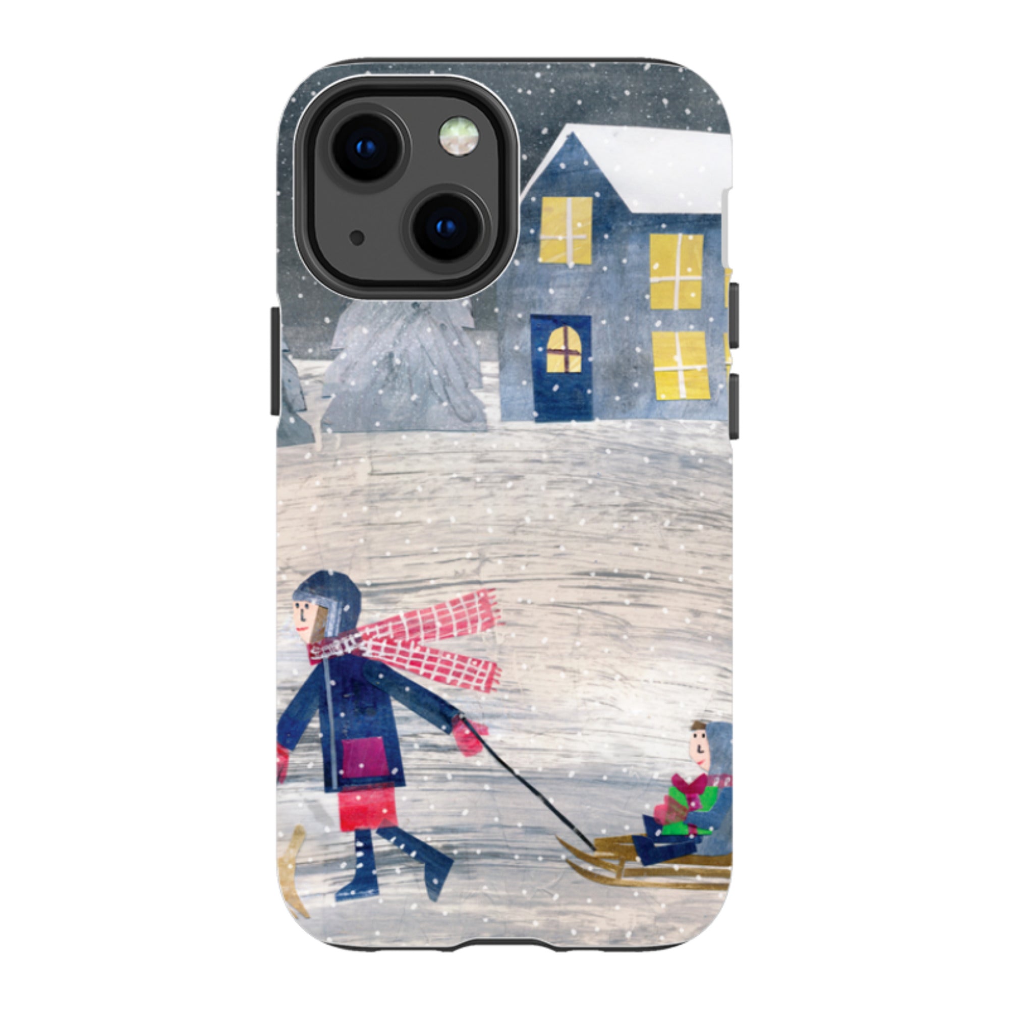 iPhone Tough Case - Sledging By Tracey English