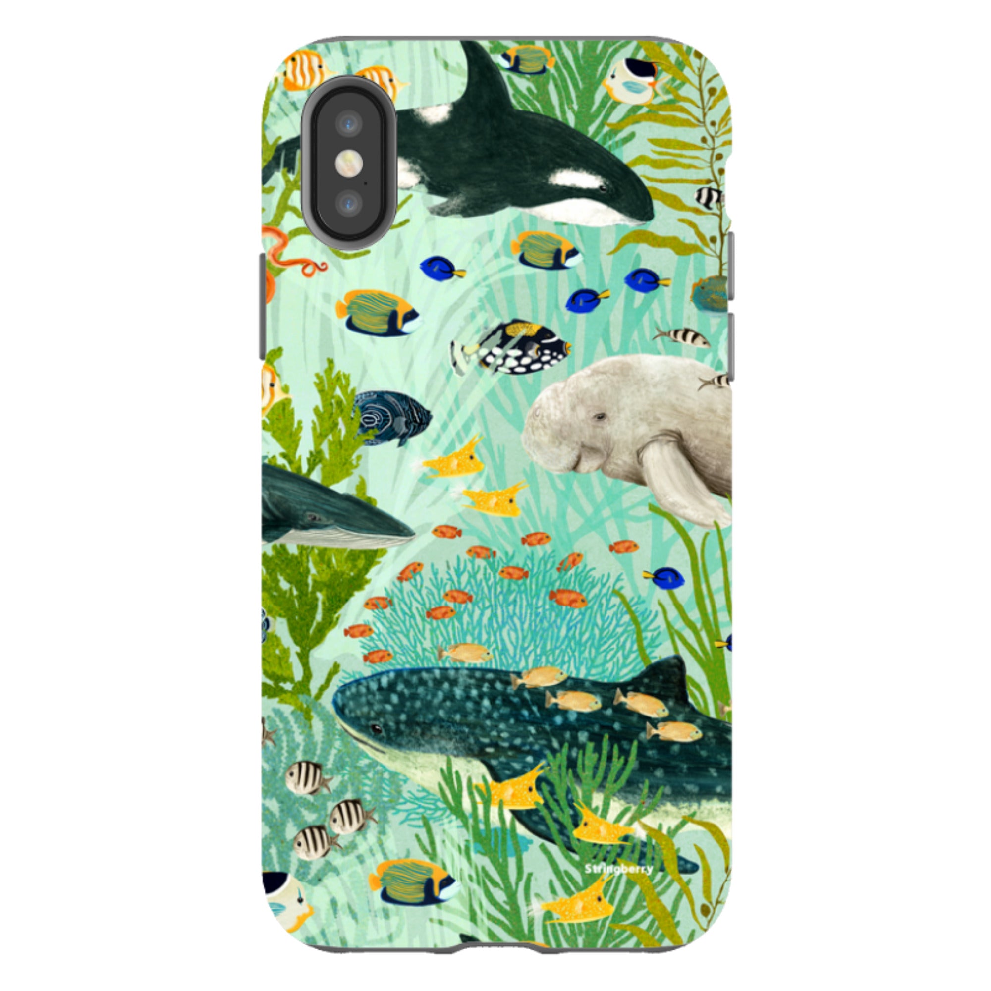 iPhone Tough Case - Sea Life By Katherine Quinn