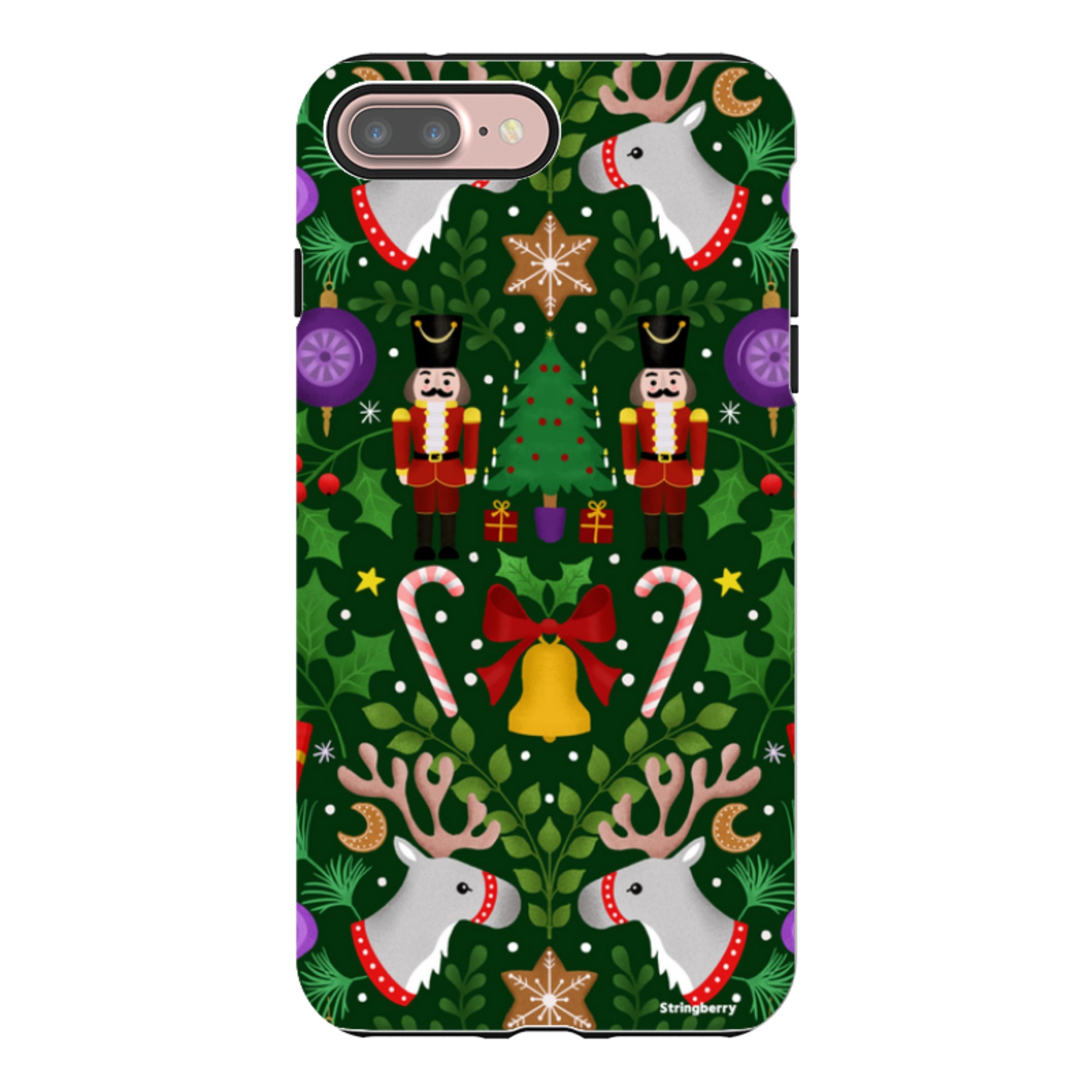 iPhone Tough Case - Xmas Pattern I By Bex Parkin