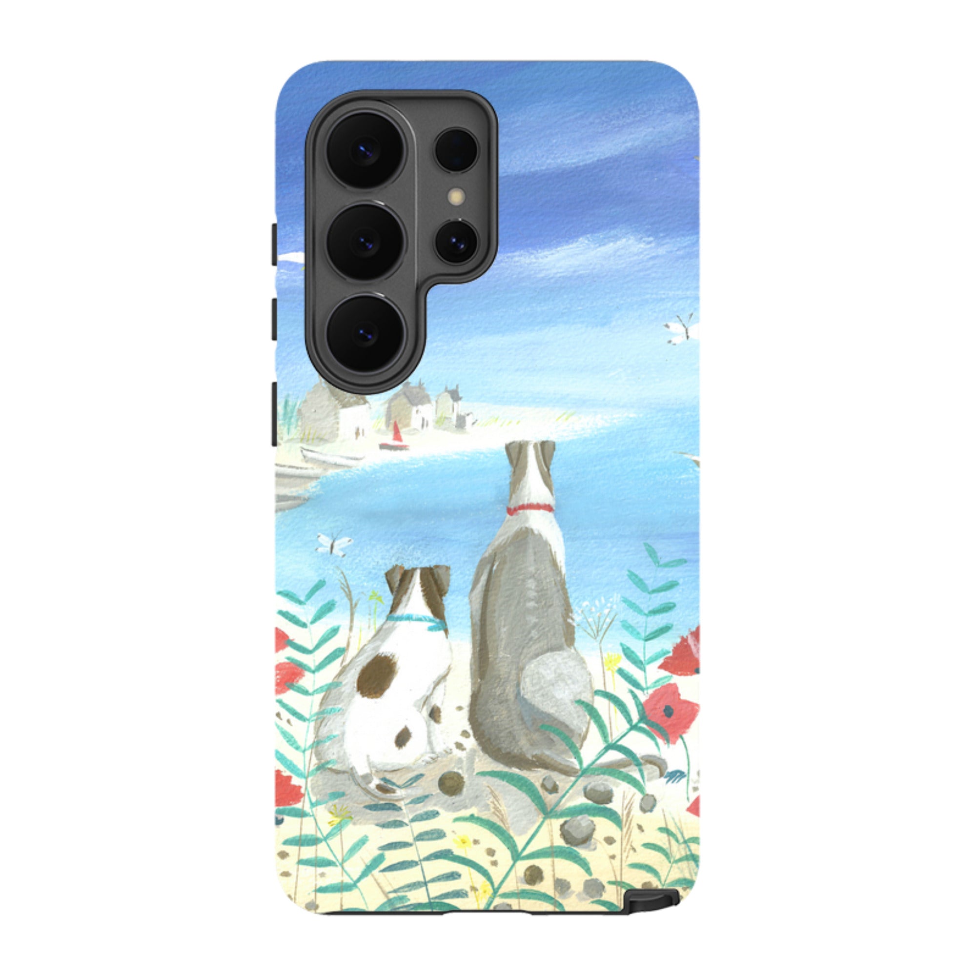 Samsung Tough Case - Beach Dogs By Mary Stubberfield