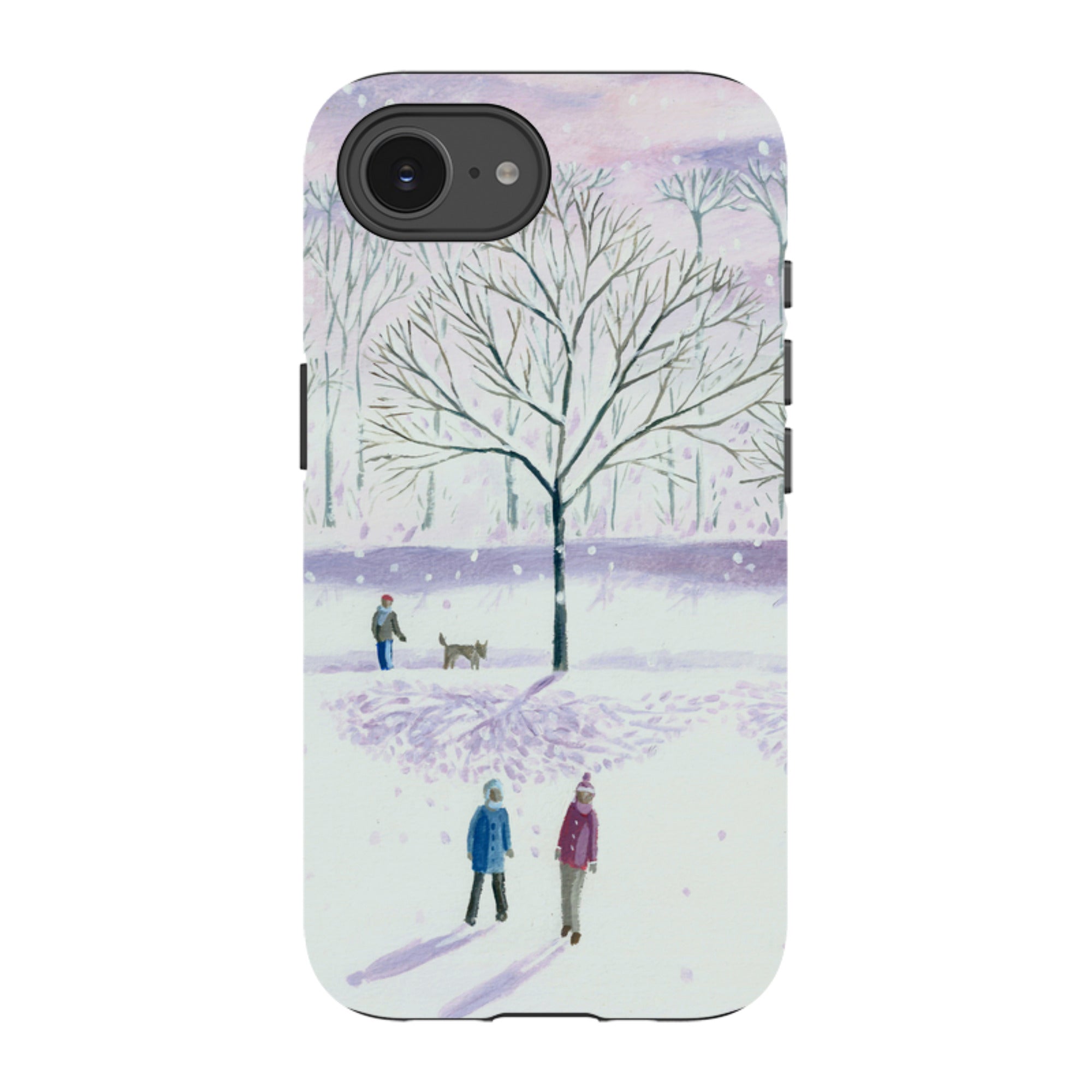 iPhone Tough Case - Xmas Park By Mary Stubberfield