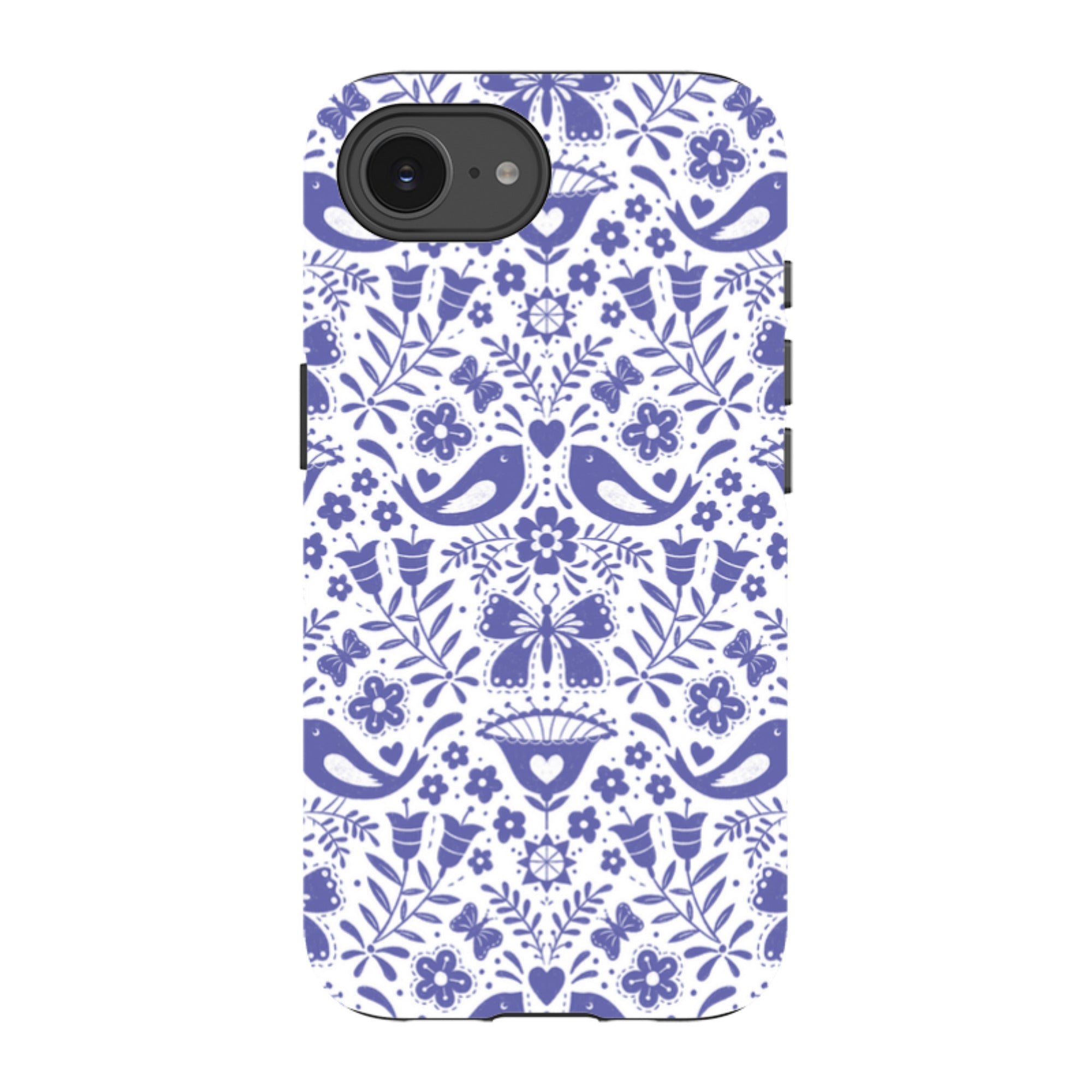 iPhone Tough Case - Bird Pattern III By Suzy Taylor