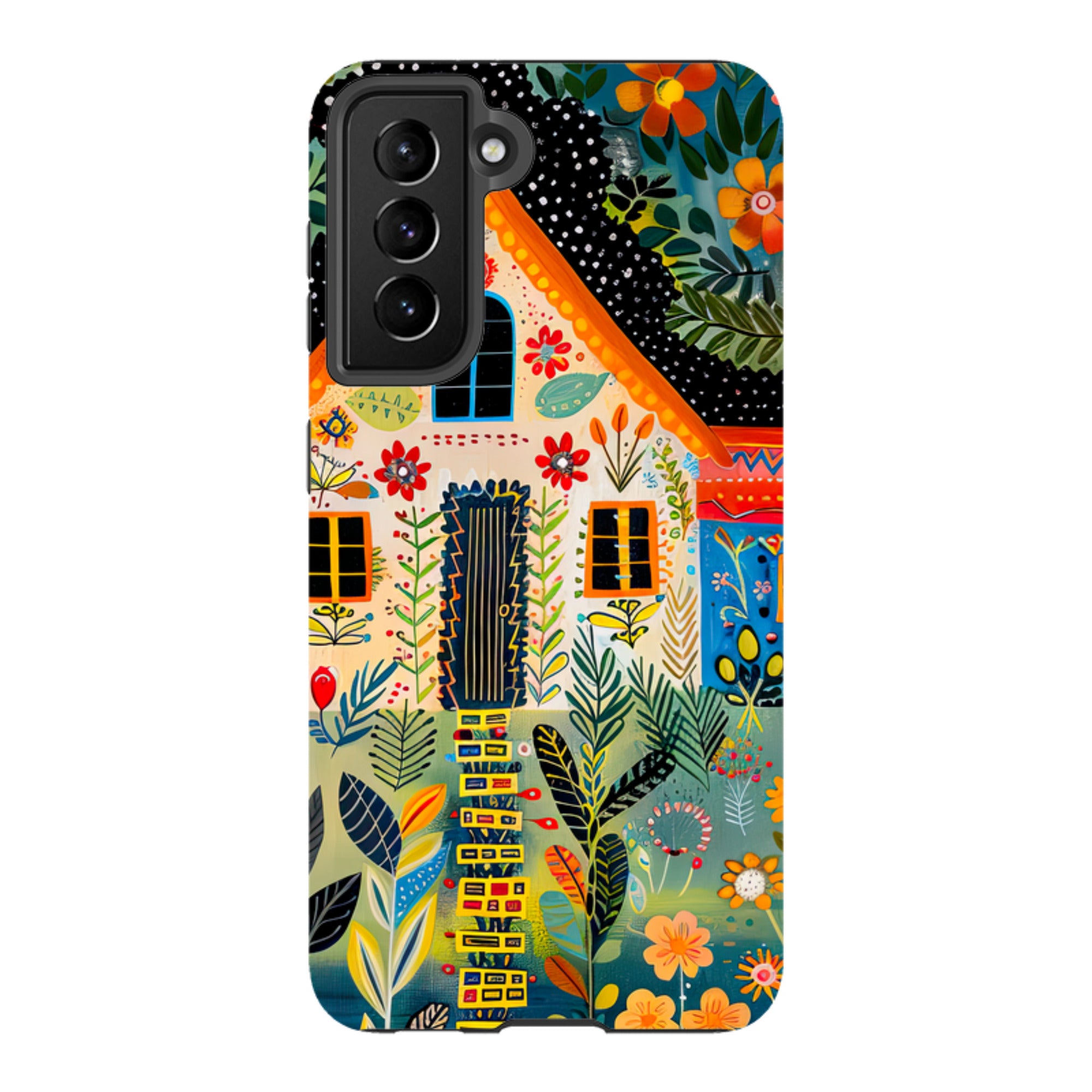 Samsung Tough Case - Folk Art House II
