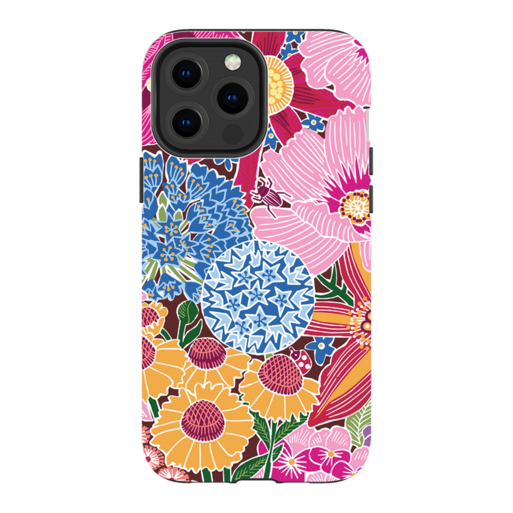 iPhone Tough Case - Jigsaw Floral 2 By Kate Heiss