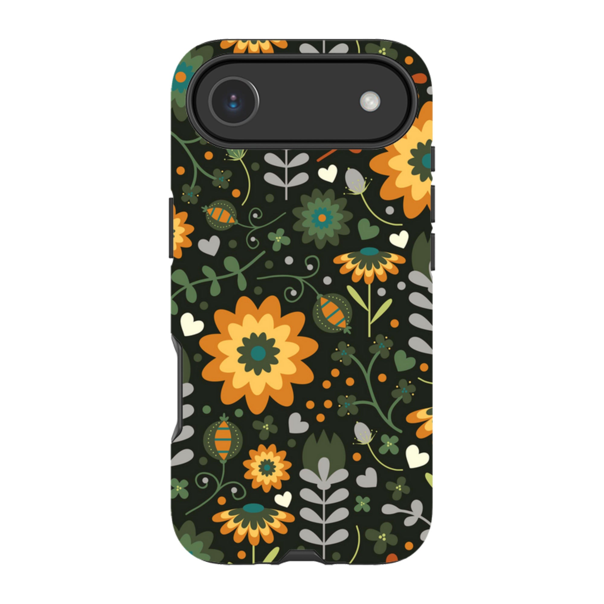 iPhone Tough Case - Dark Floral By Suzy Taylor
