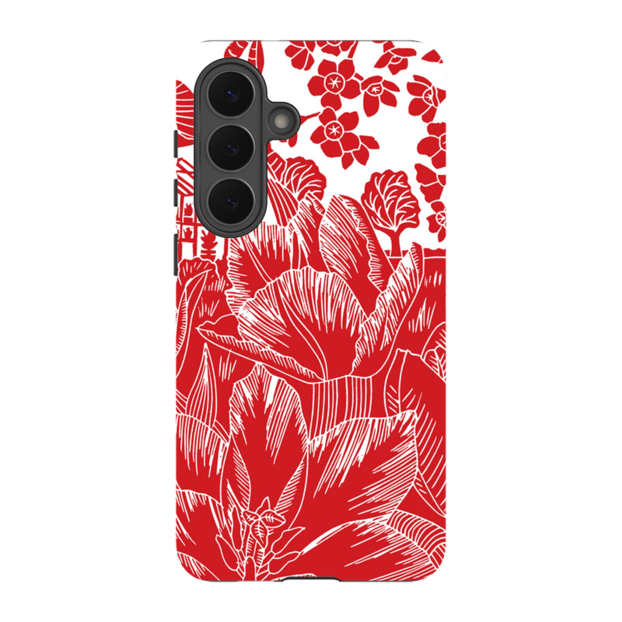 Samsung Tough Case - Tulip Silhouette By Kate Heiss