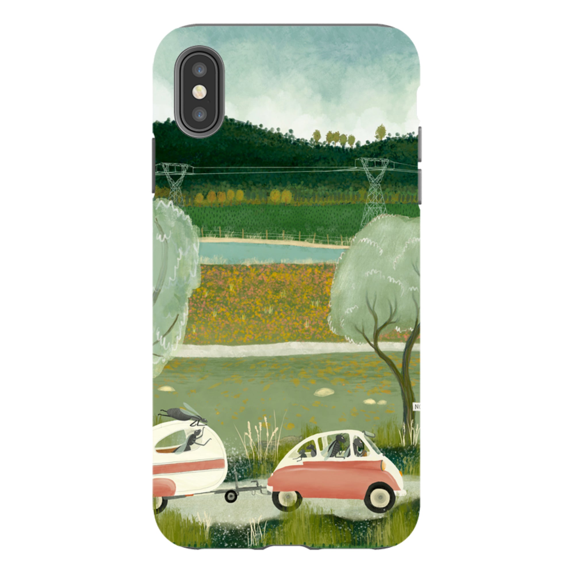 iPhone Tough Case - Happy Holidays-1 By Katherine Quinn