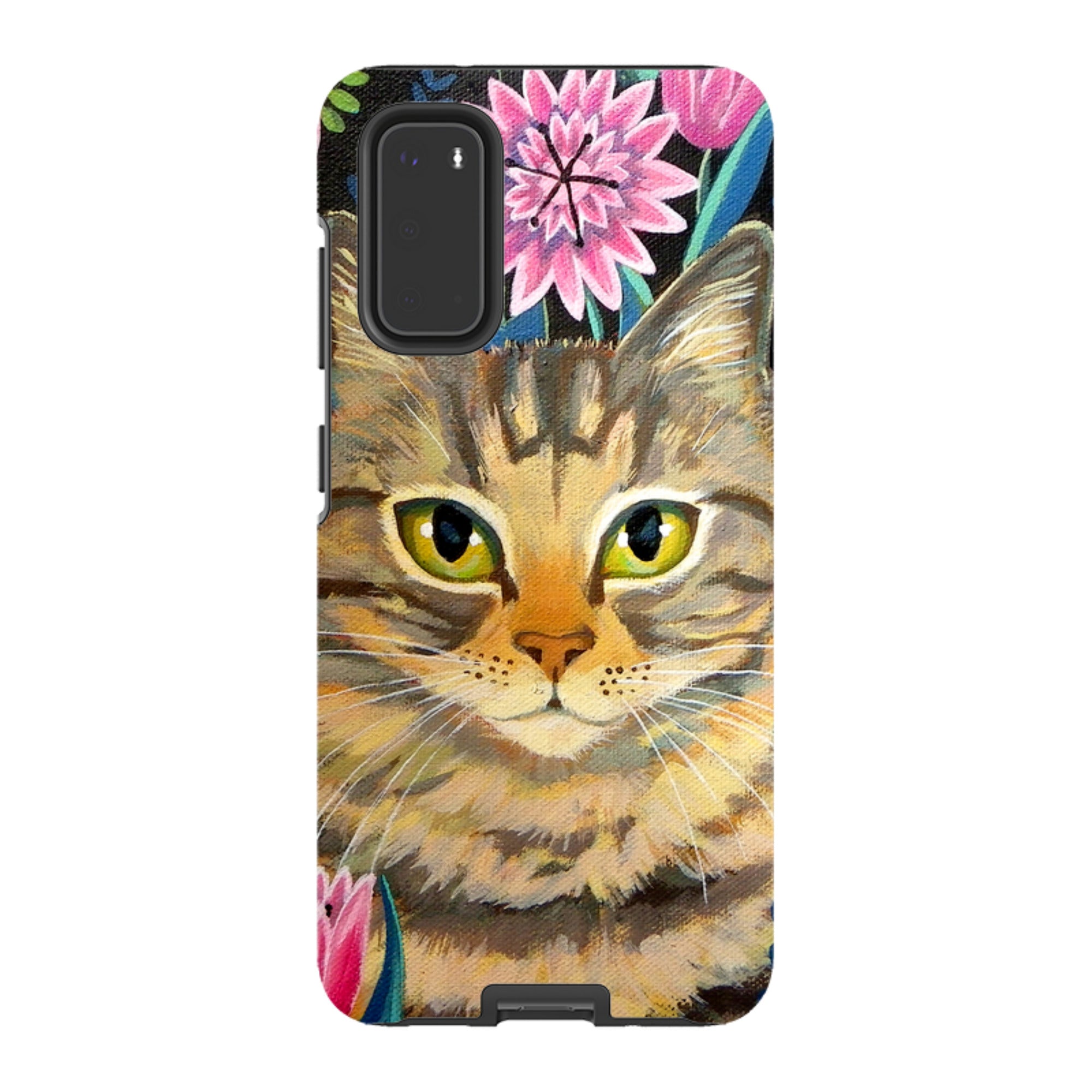 Samsung Tough Case - Tabby Cat By Mary Stubberfield