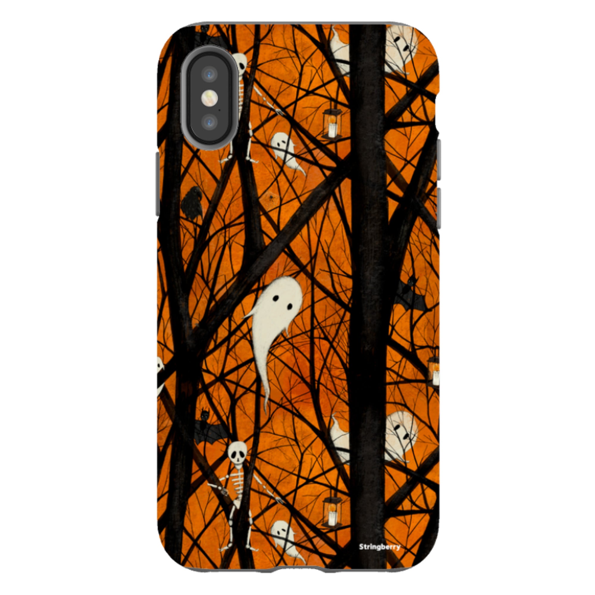 iPhone Tough Case - Halloween Pattern By Maja Lindberg