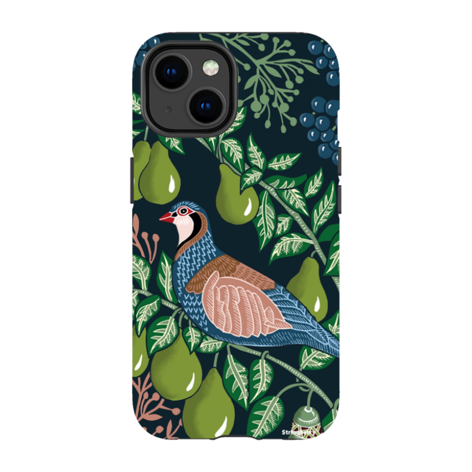 iPhone Tough Case - Partridge In Pear Tree By Kate Heiss