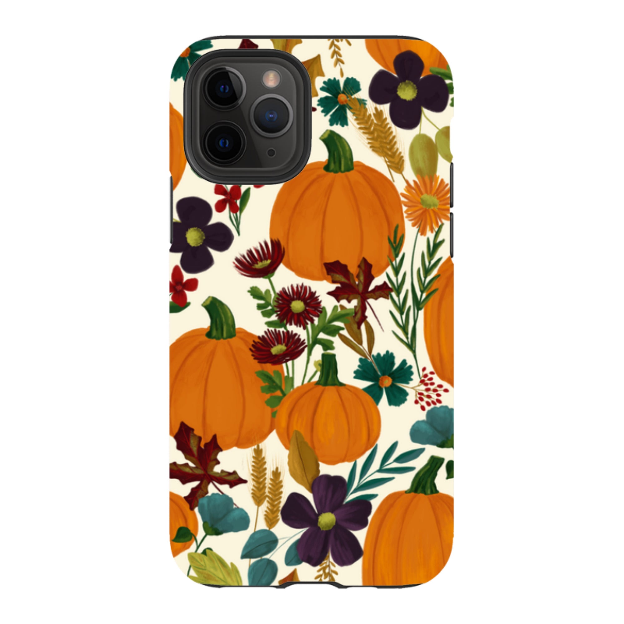 iPhone Tough Case - Fall Pumpkins By Abby Jacobs