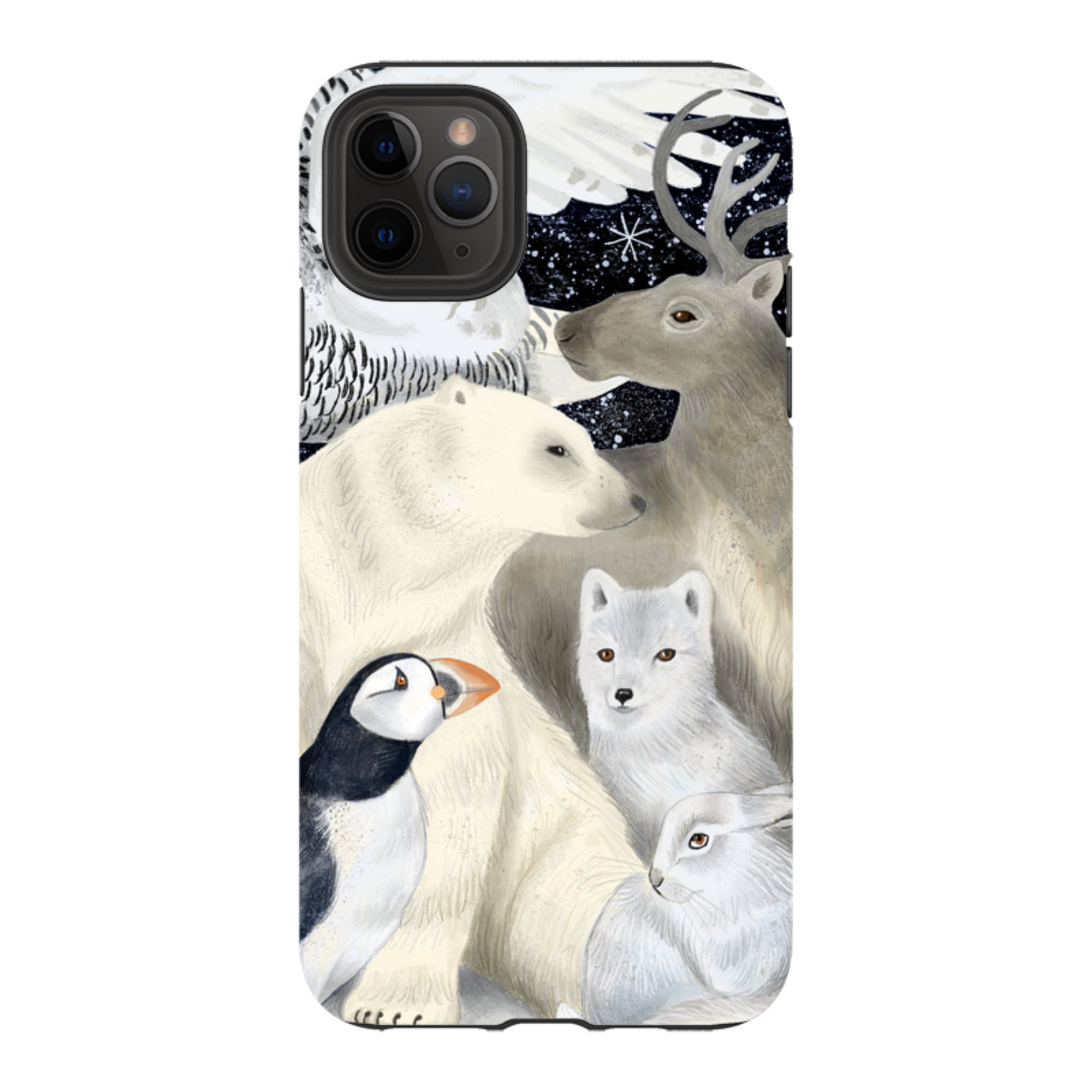 iPhone Tough Case - Creatures Of The North By Bex Parkin