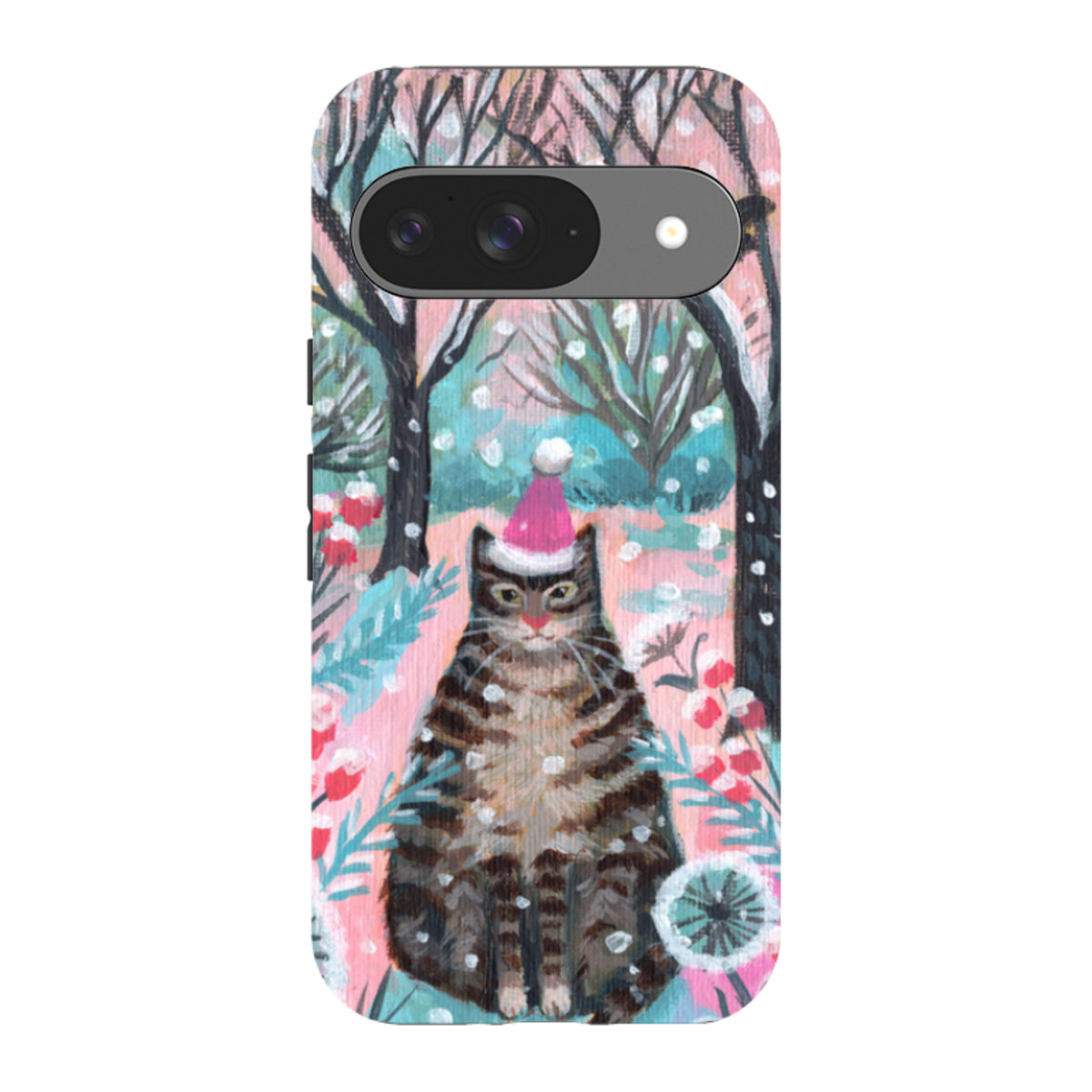 Google Tough Case - Snow Tabby By Mary Stubberfield