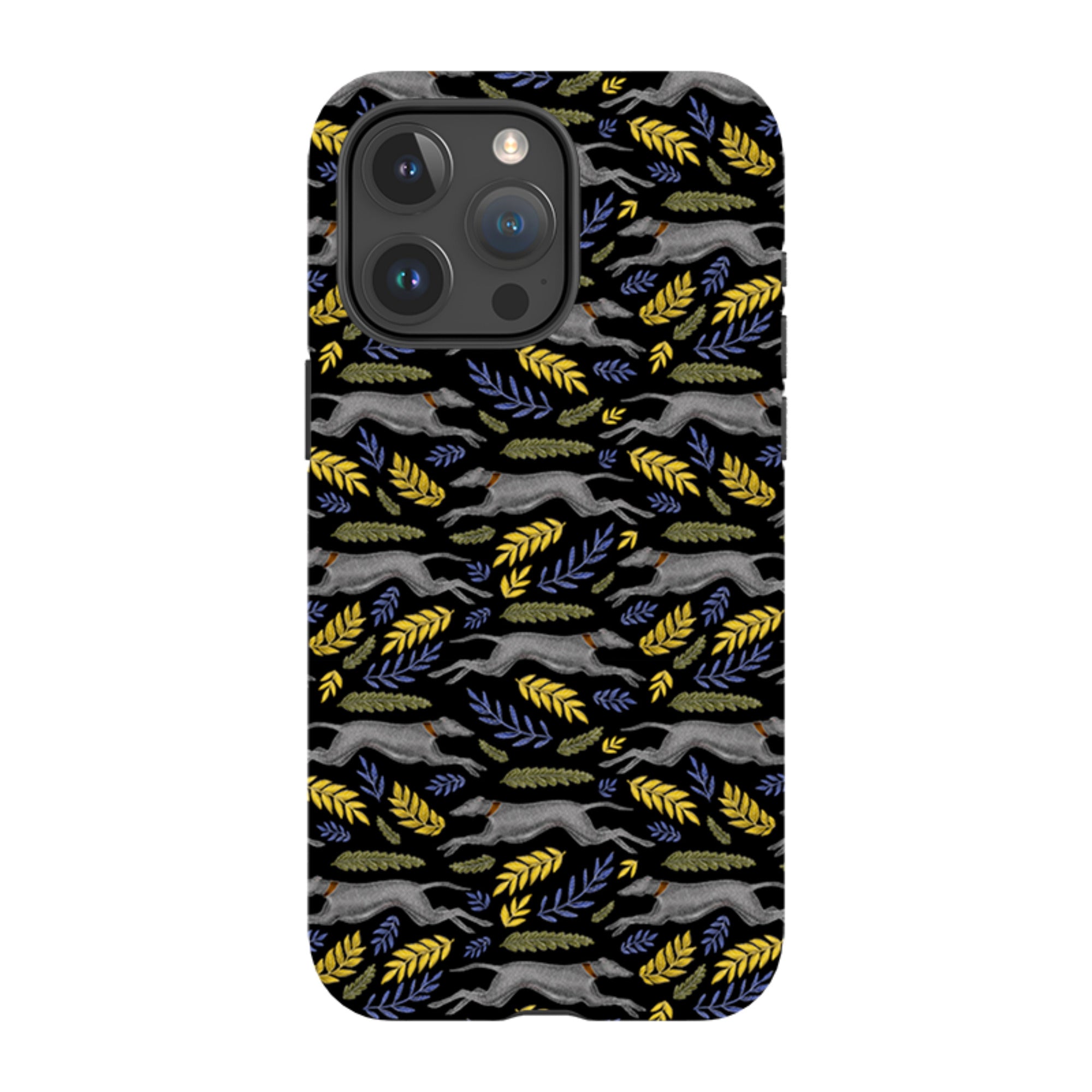 iPhone MagSafe Tough Case -  Greyhound Pattern By Catherine Rowe