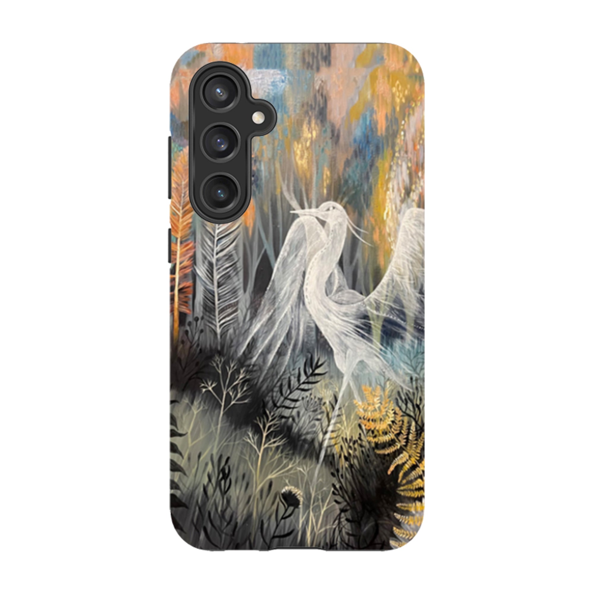 Samsung Tough Case - Ghost Heron By Mia Underwood