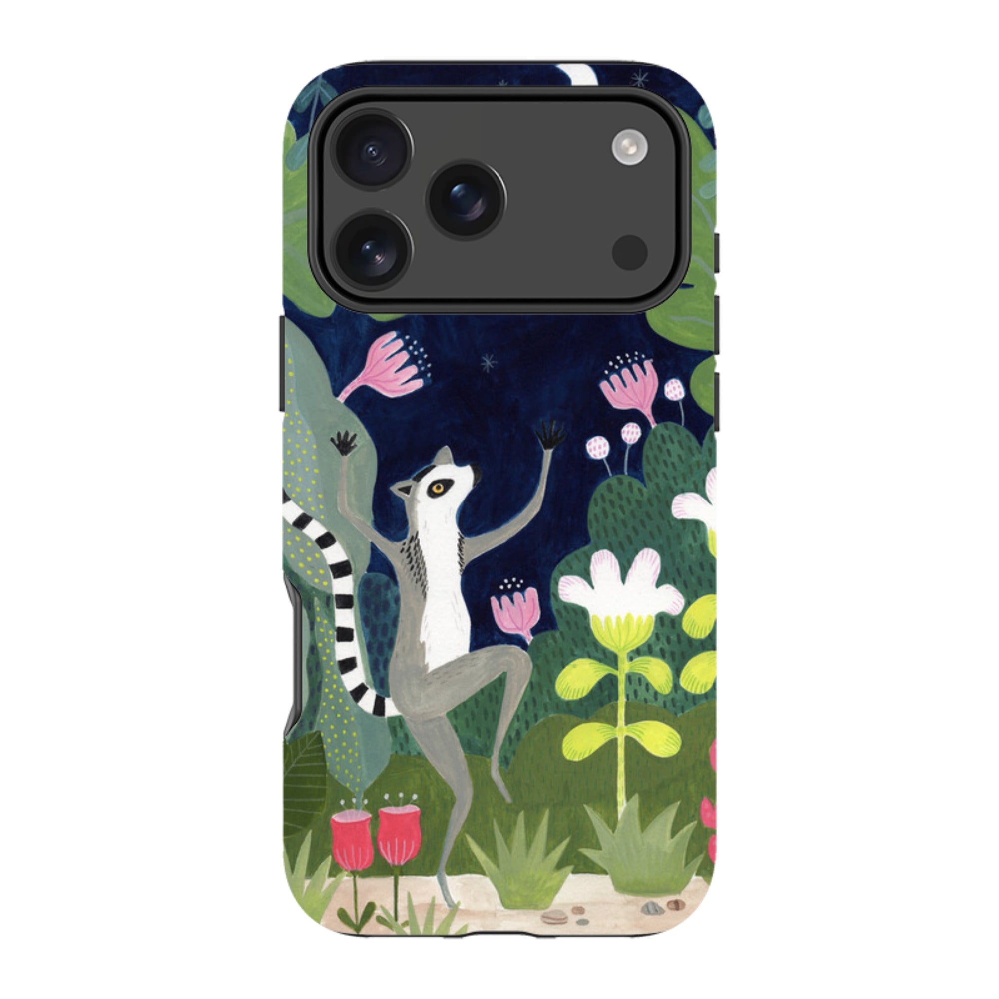 iPhone MagSafe Tough Case - Dancing Lemur By Bex Parkin