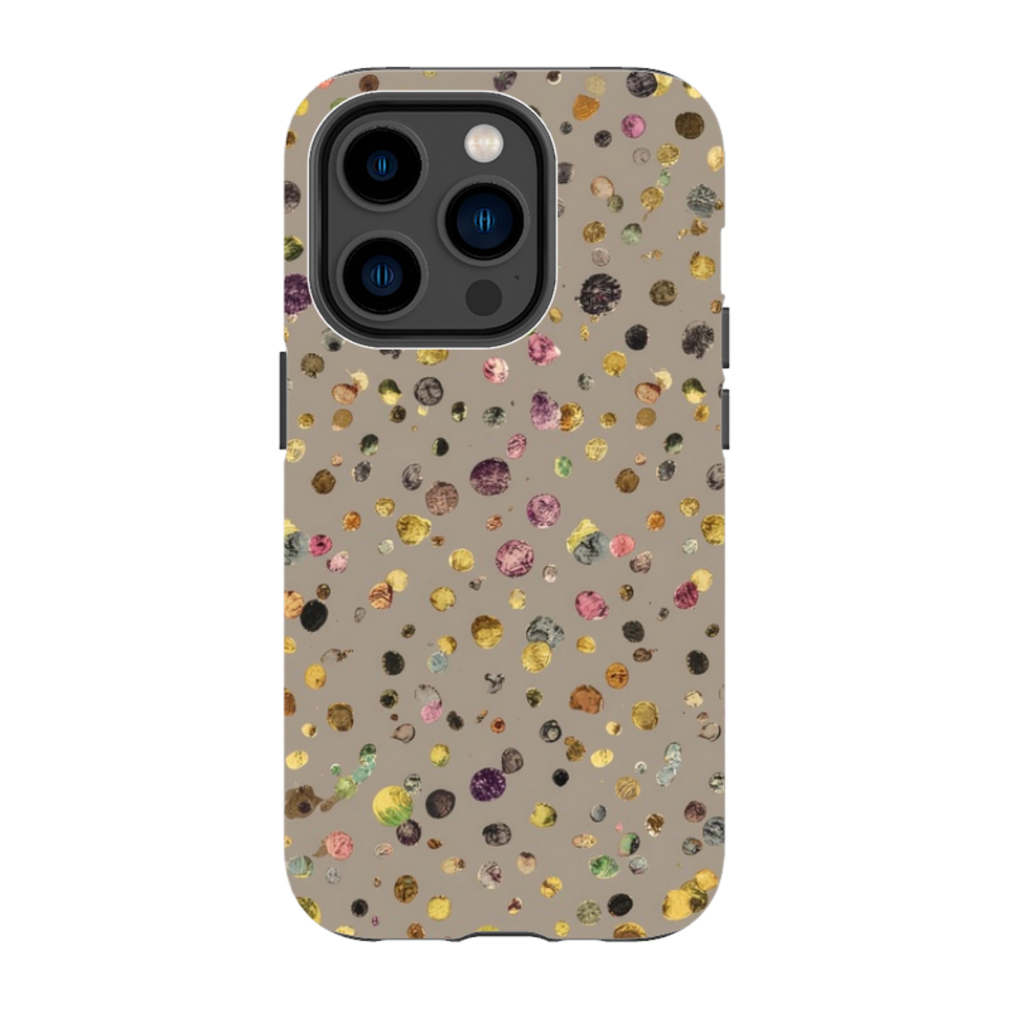 iPhone Case - Grey Polka