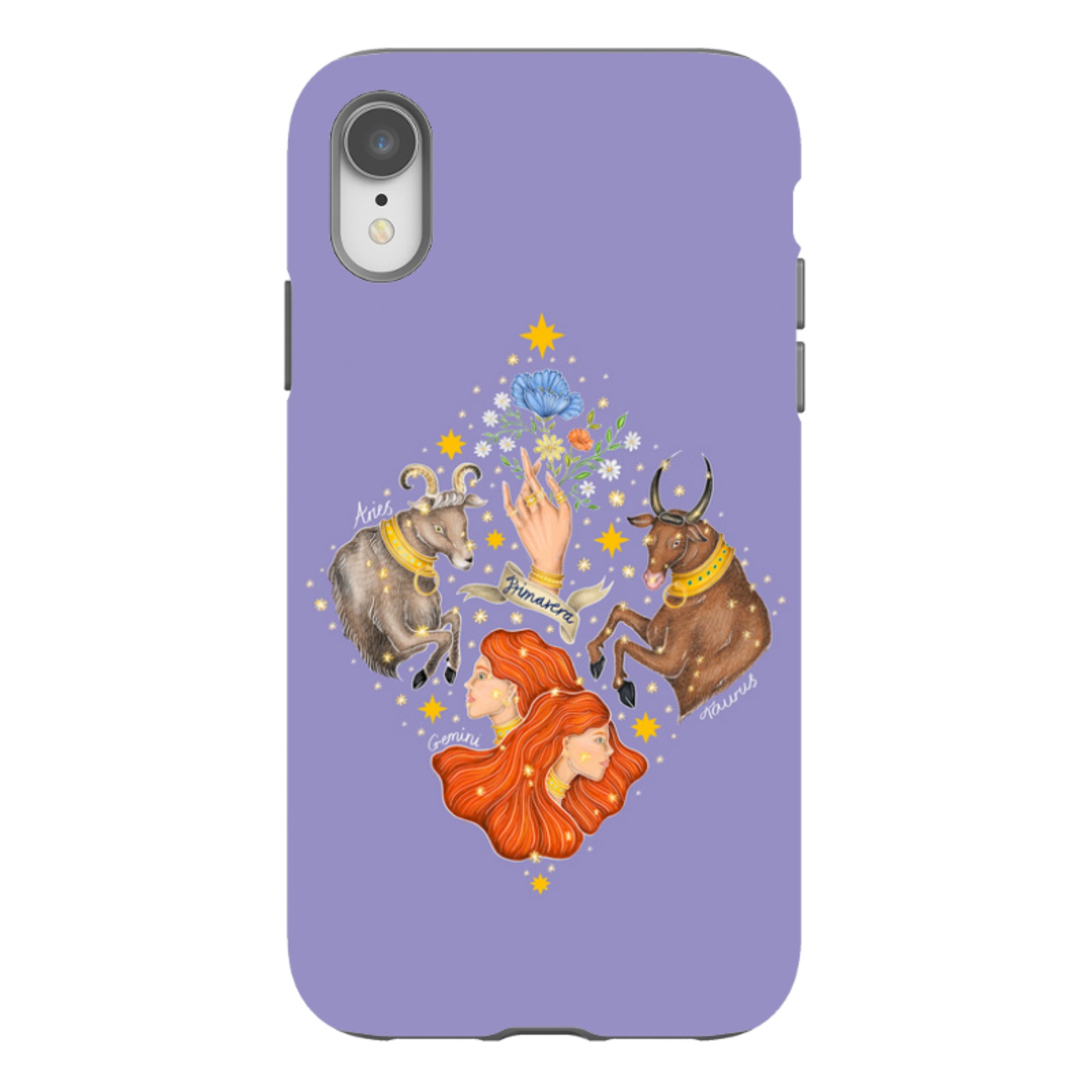 iPhone Tough Case - Spring Zodiac By Catherine Rowe