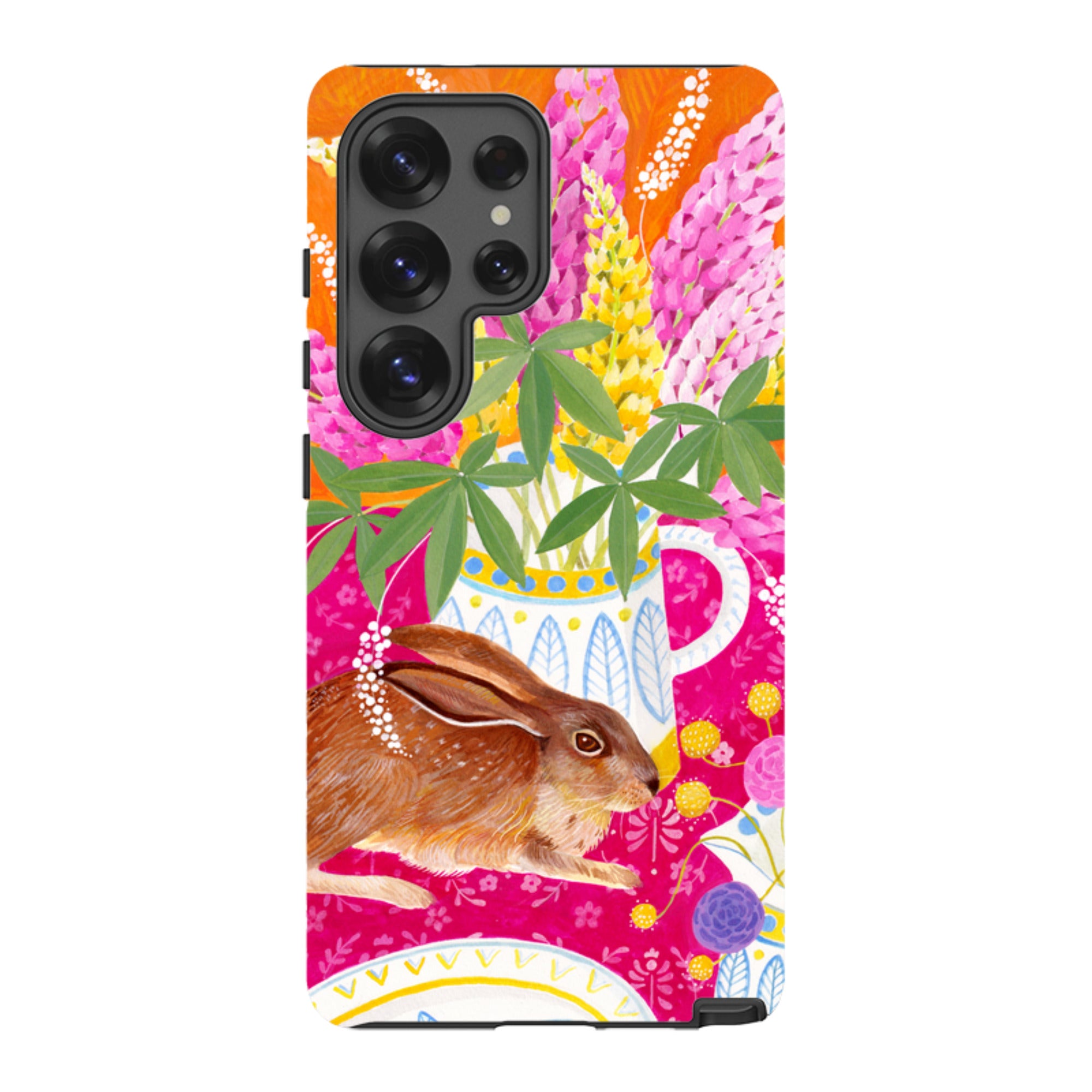 Samsung Tough Case - Rabbit Lupins By Bex Parkin