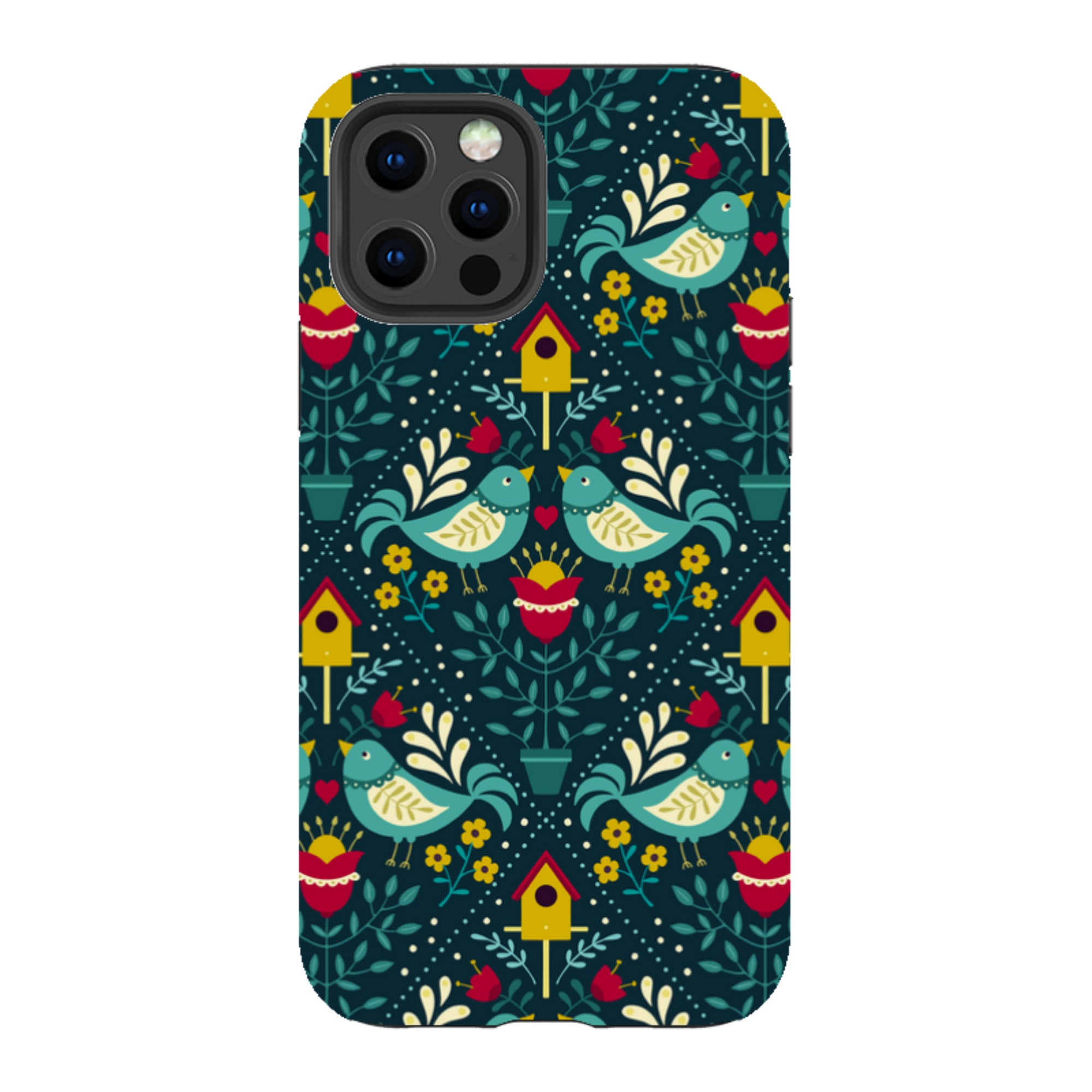 iPhone Tough Case - Bird Pattern VIII By Suzy Taylor