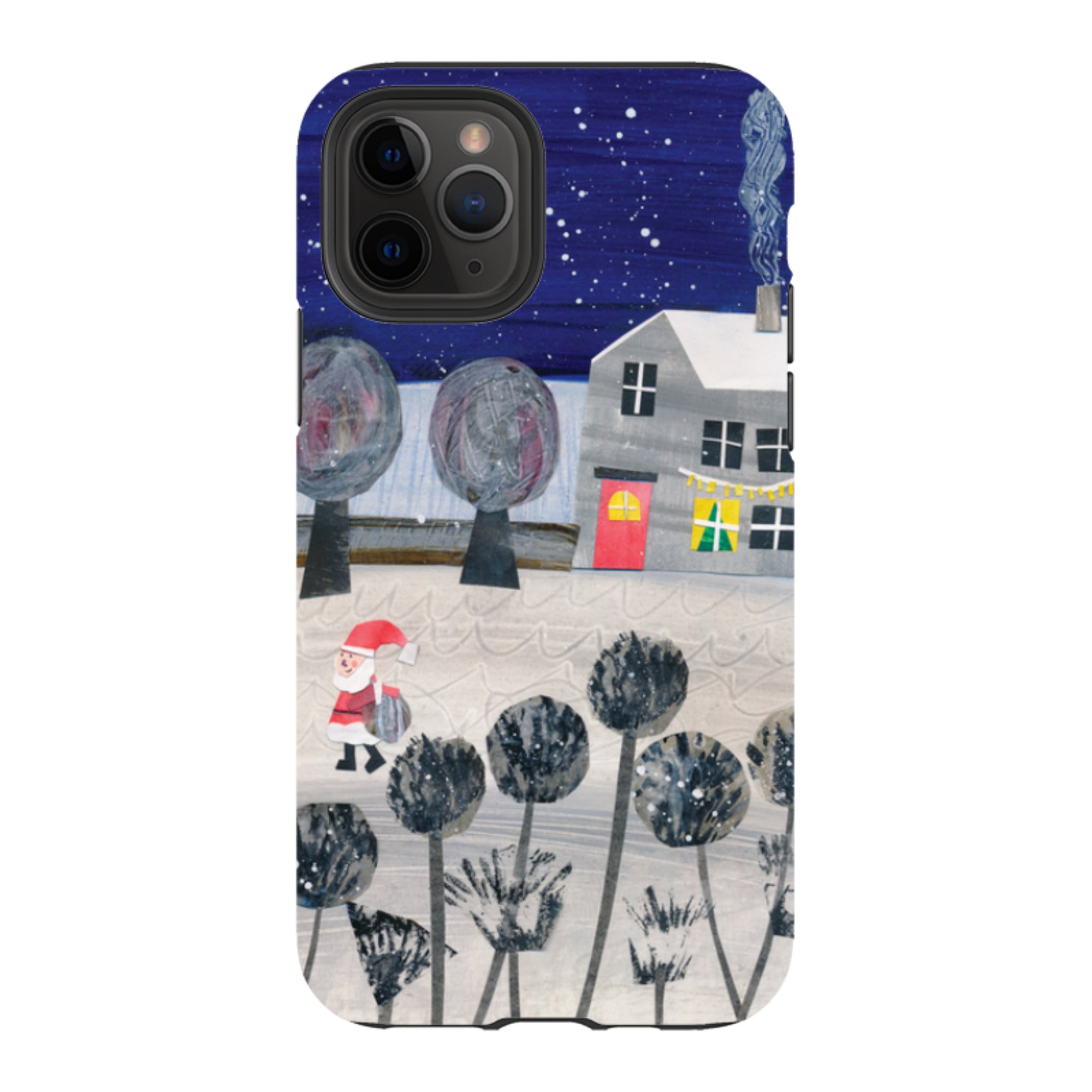 iPhone Tough Case - Santa By Tracey English