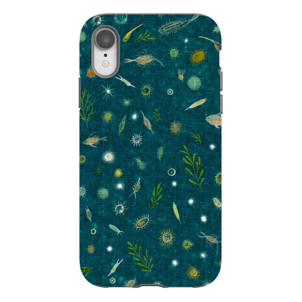 iPhone Tough Case - Plankton - Steel Blue By Katherine Quinn
