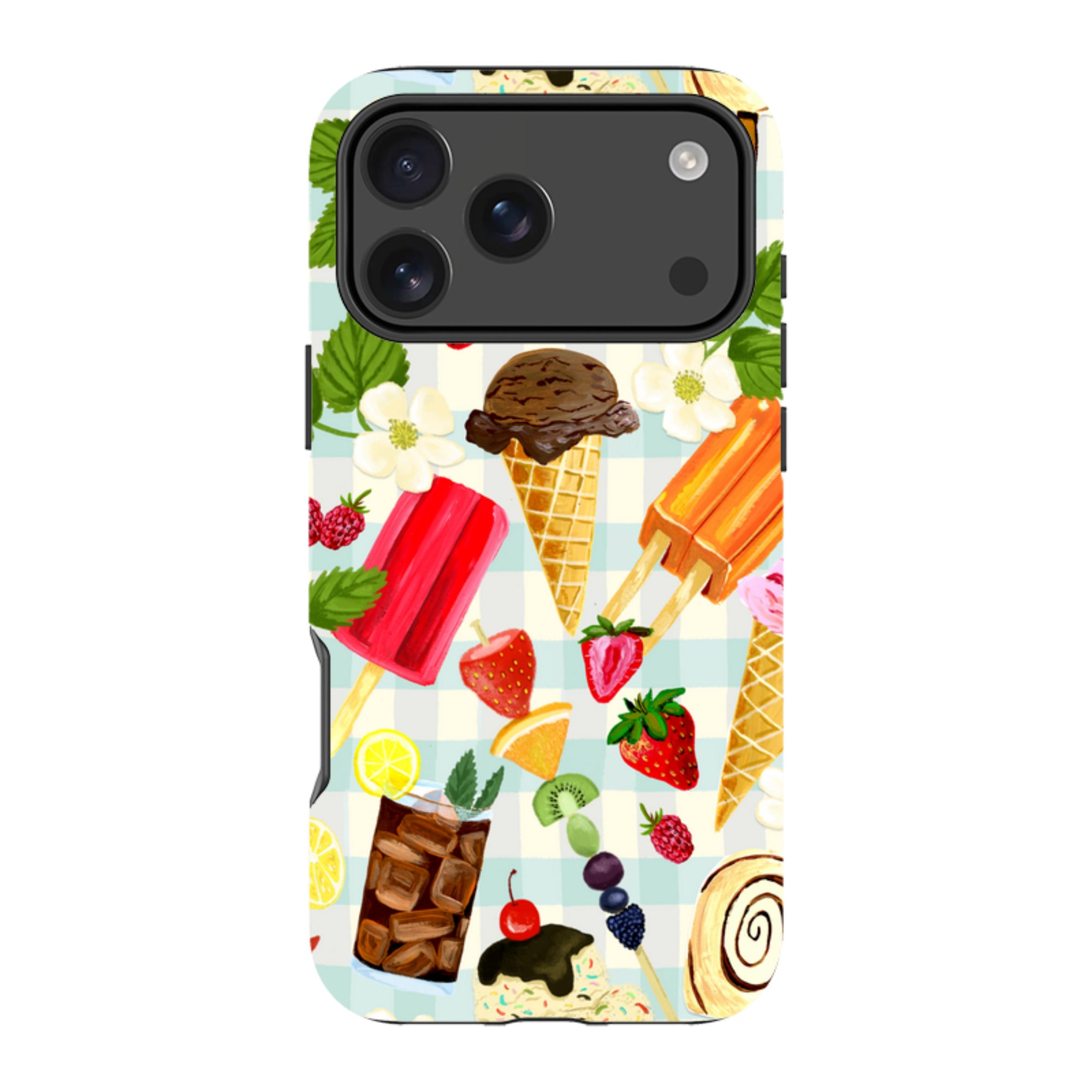 iPhone MagSafe Tough Case - Ice Floral By Abby Jacobs
