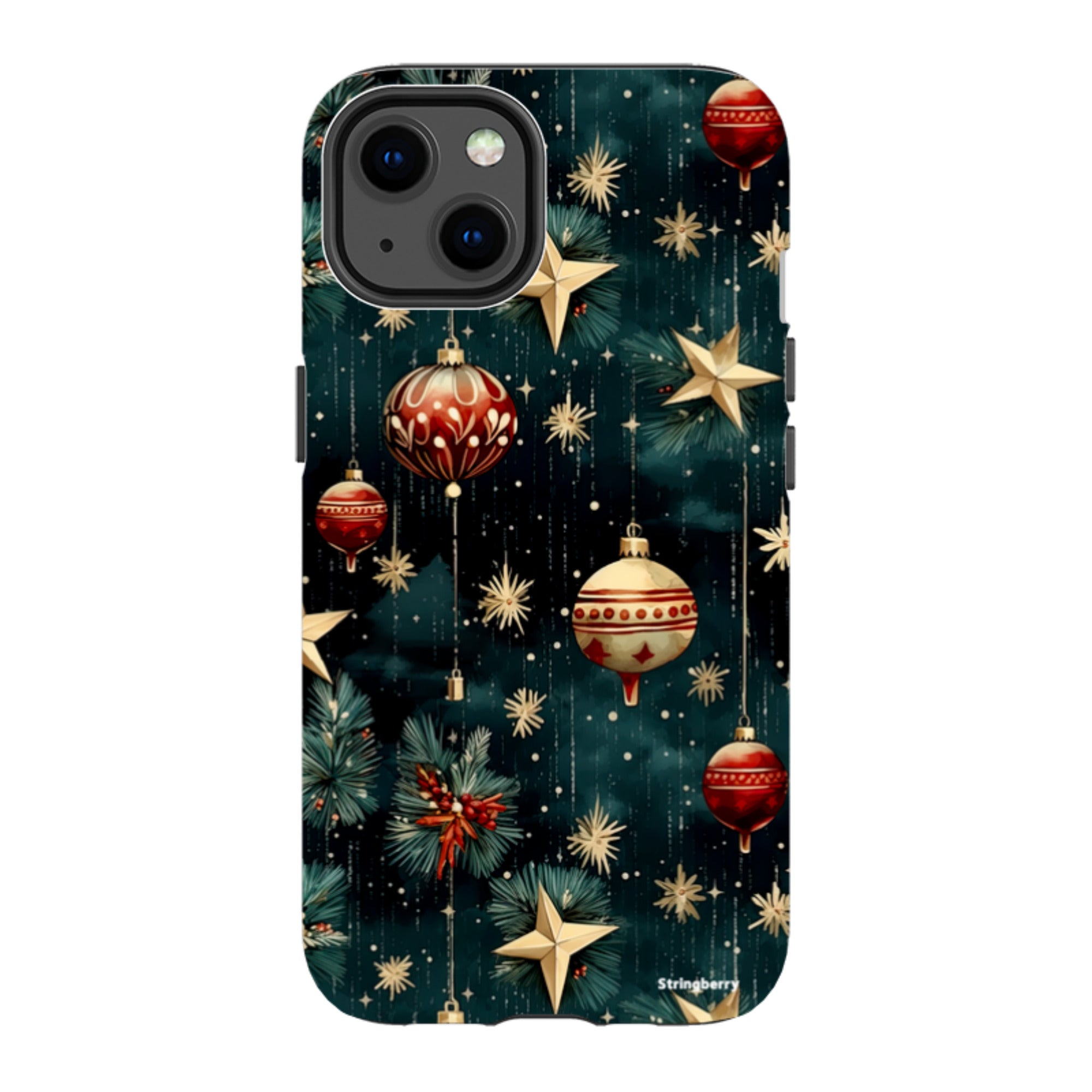 iPhone Tough Case - Christmas Baubles III