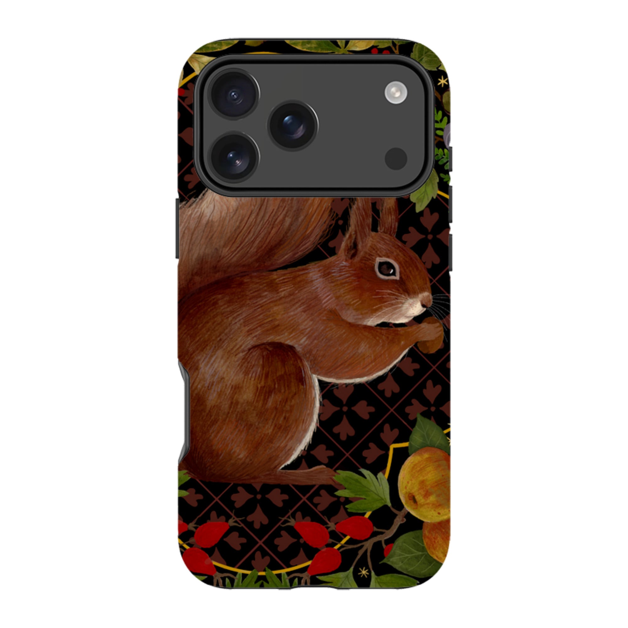 iPhone Tough Case - Squirrel Border By Bex Parkin