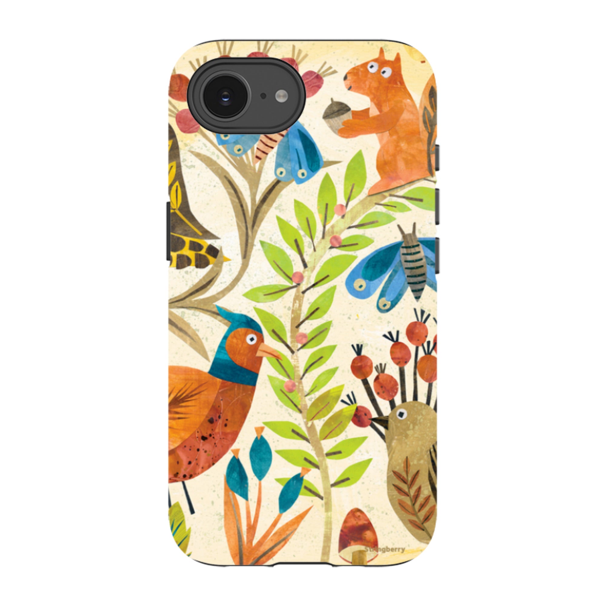 iPhone Tough Case - Woodland Friends By Tracey English