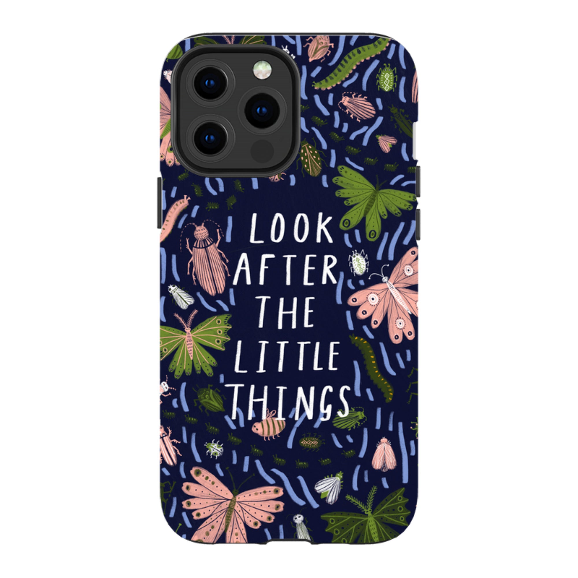 iPhone Tough Case - Little Things Blue By Lee Foster Wilson