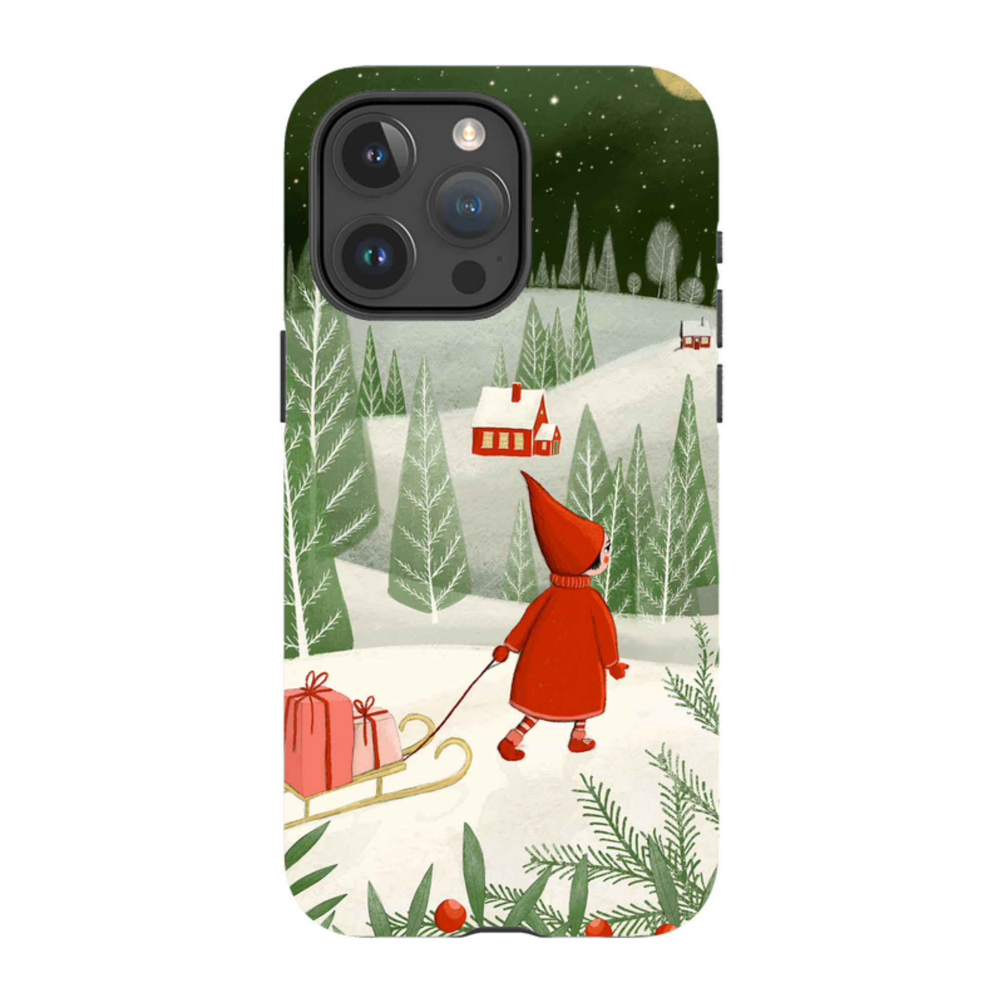 iPhone Tough Case - Christmas Night By Maja Lindberg