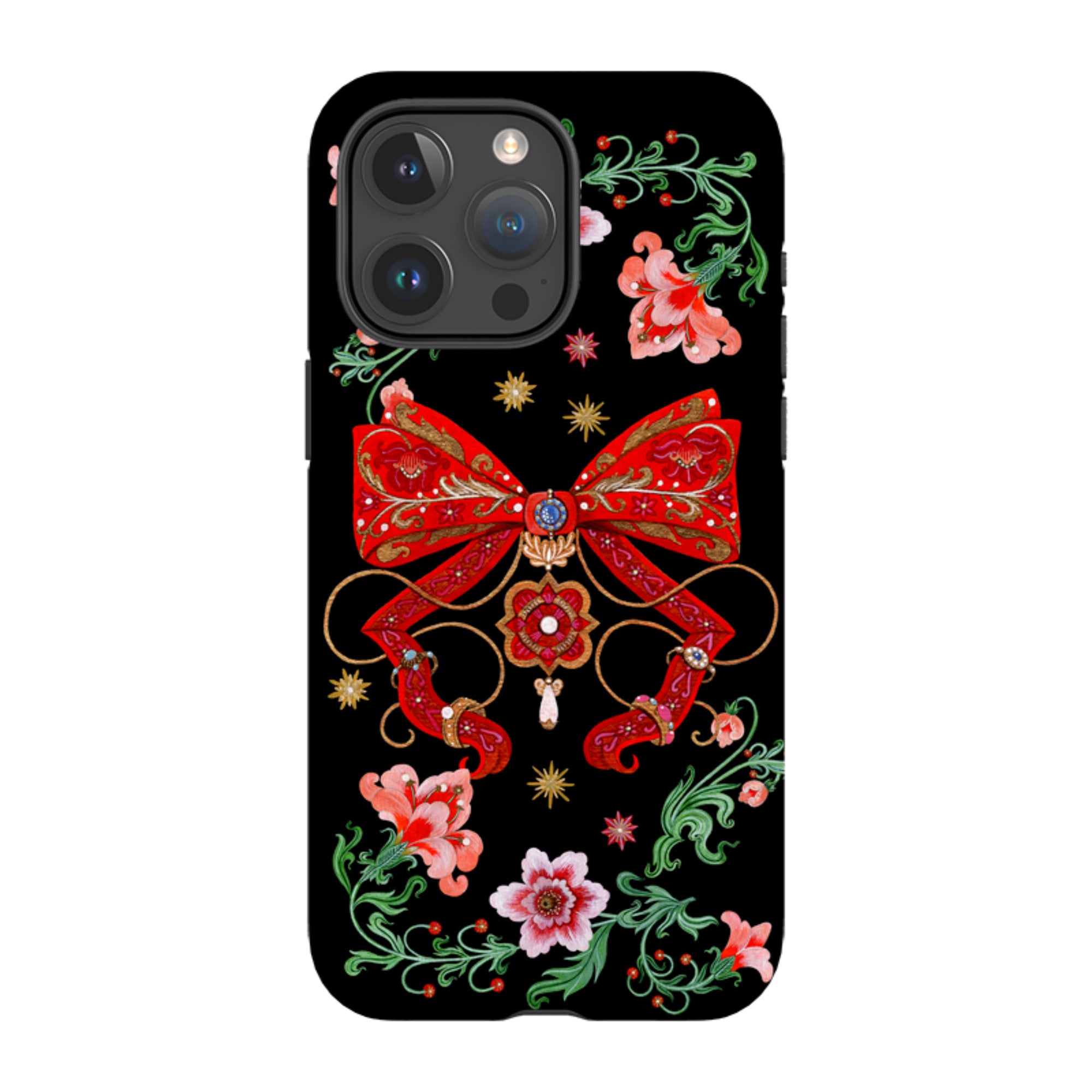 iPhone Tough  Case - Five Gold Ring By Maria Matos