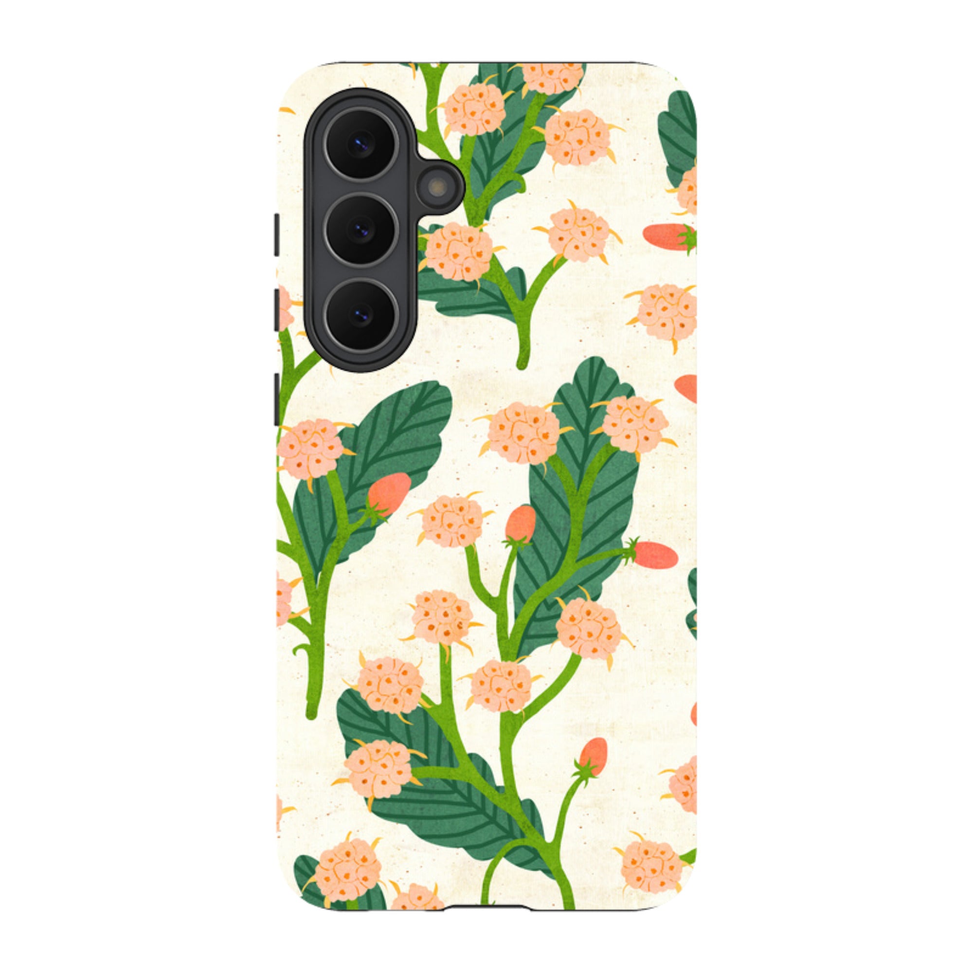 Samsung Tough Case - Summer Seeds Cream By Katherine Quinn