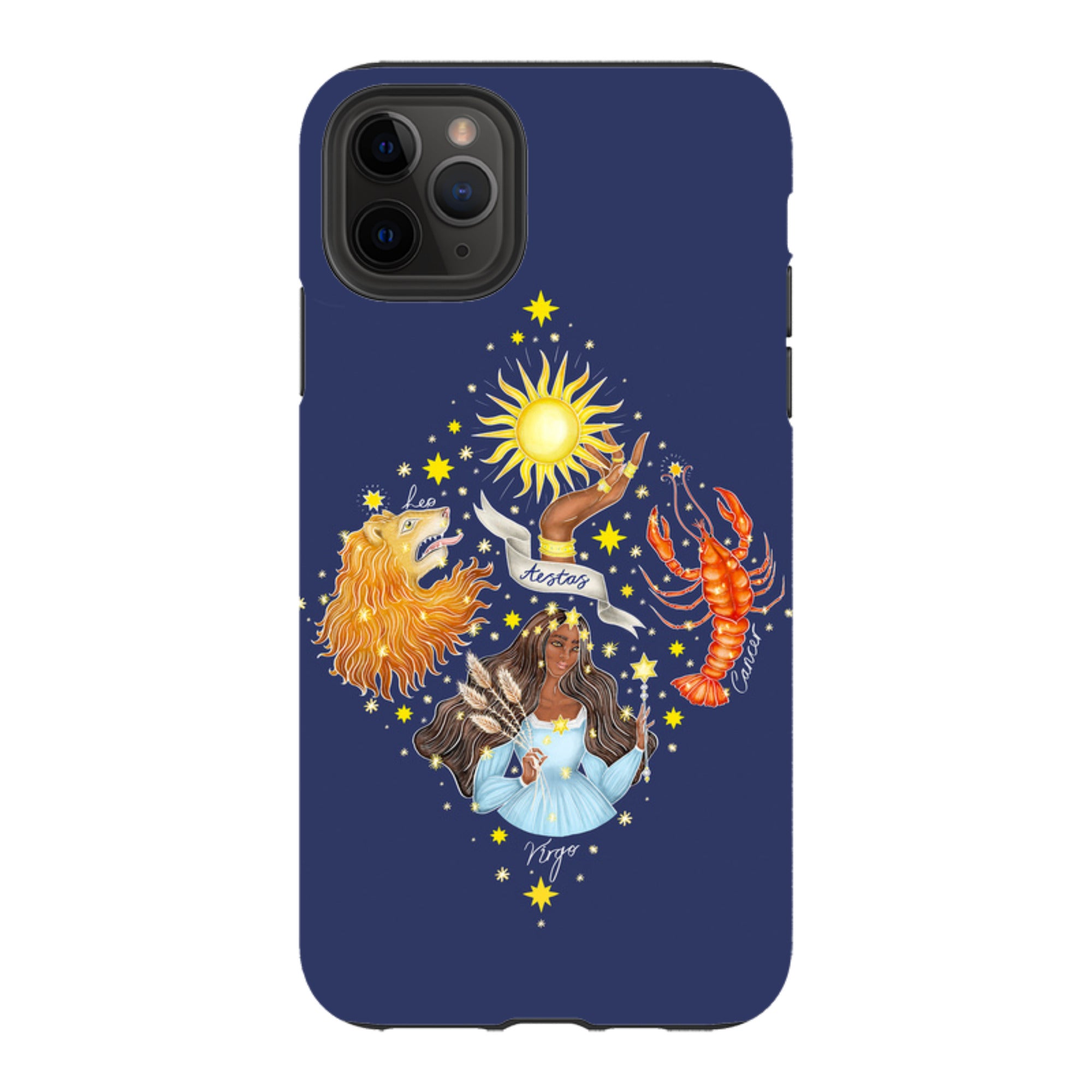 iPhone Tough Case - Summer Zodiac By Catherine Rowe