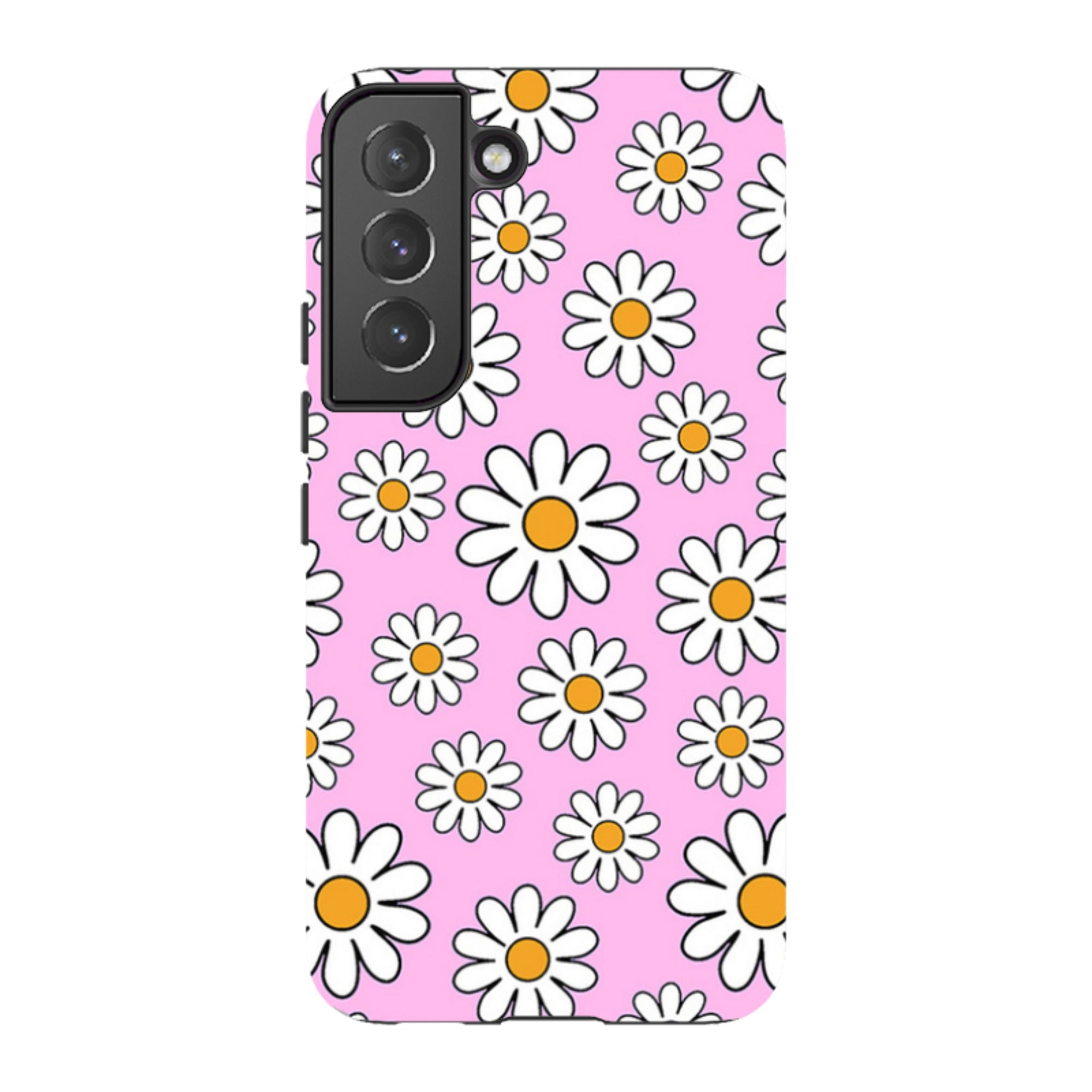 Samsung Tough Case - Pink Daises