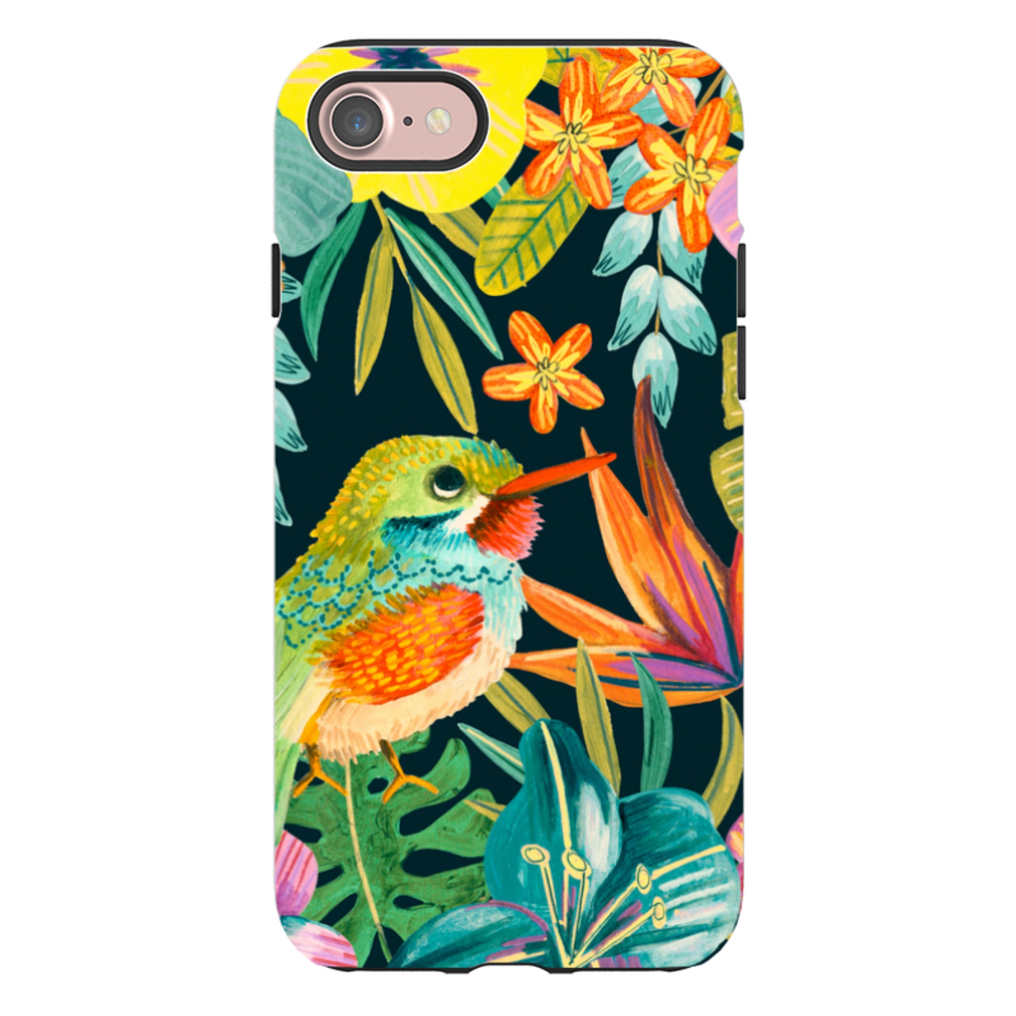 iPhone Tough Case - Tropical Bird By Caroline Bonne Muller