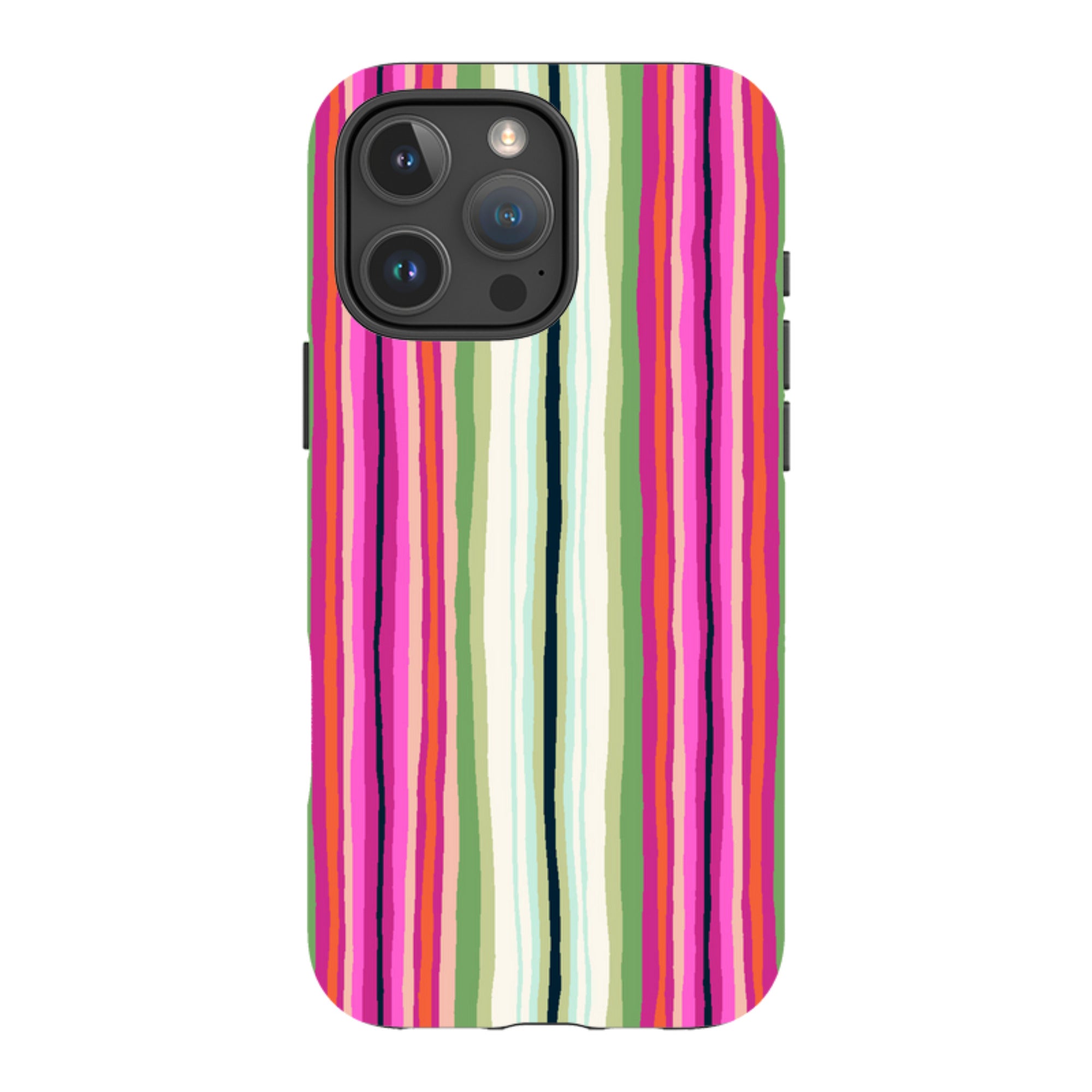 iPhone MagSafe Tough Case -  Atelier Stripe Windflower By Sarah Campbell