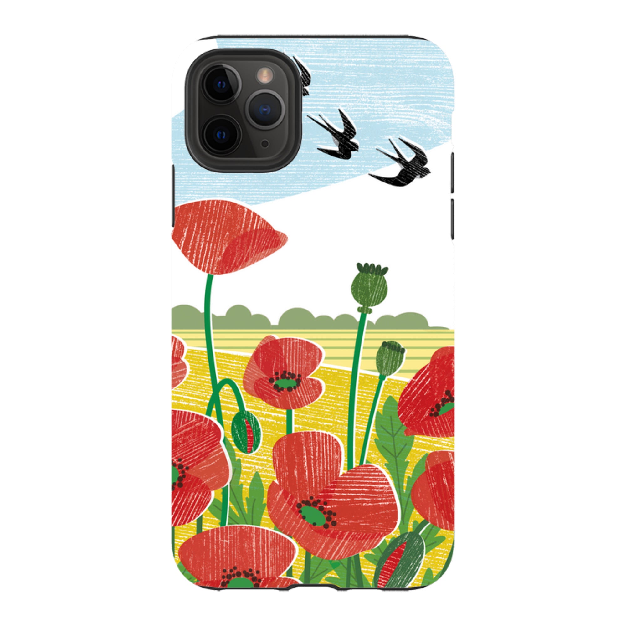 iPhone Tough Case - Poppy Fields By Liane Payne